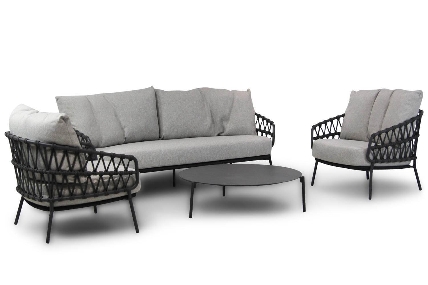 4 Seasons Calpi/Pacific 100 cm stoel-bank loungeset 4-delig