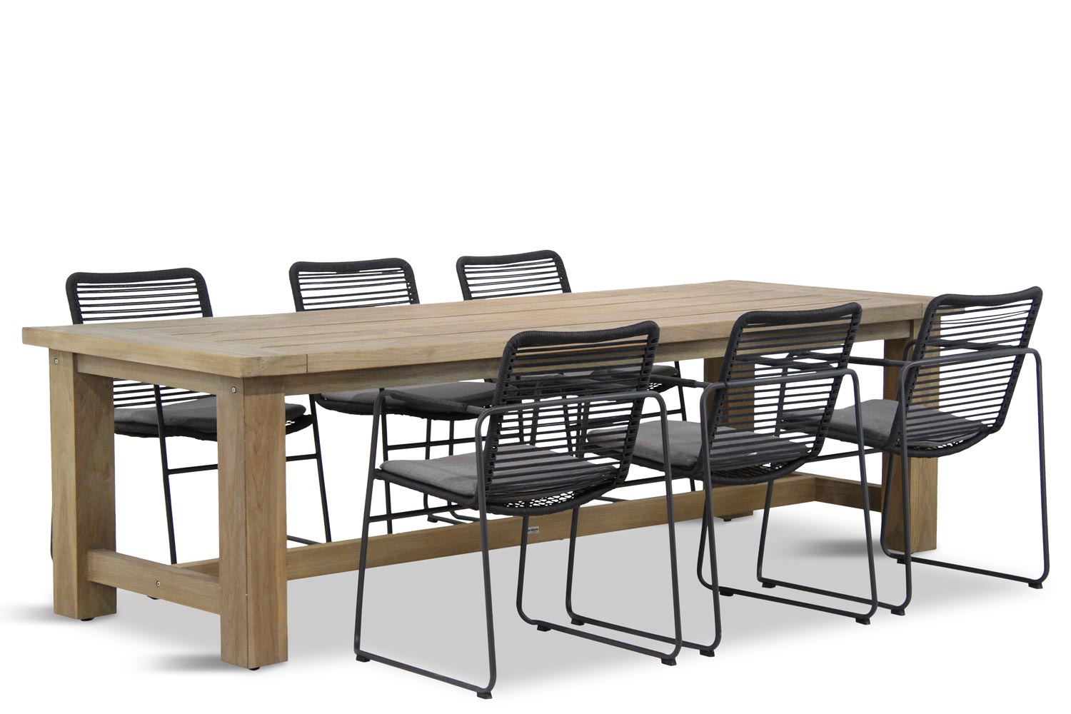 4 seasons outdoor elba/fourmile 260 cm dining tuinset 7 delig