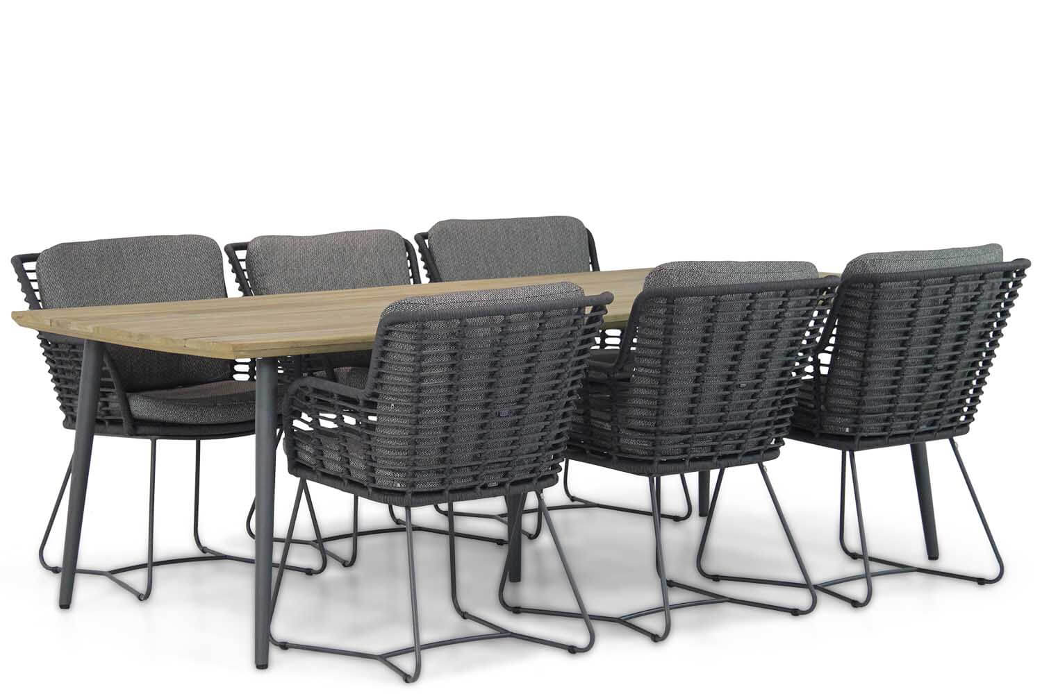 4 Seasons Outdoor Fabrice/Montana 240 cm dining tuinset 7-delig