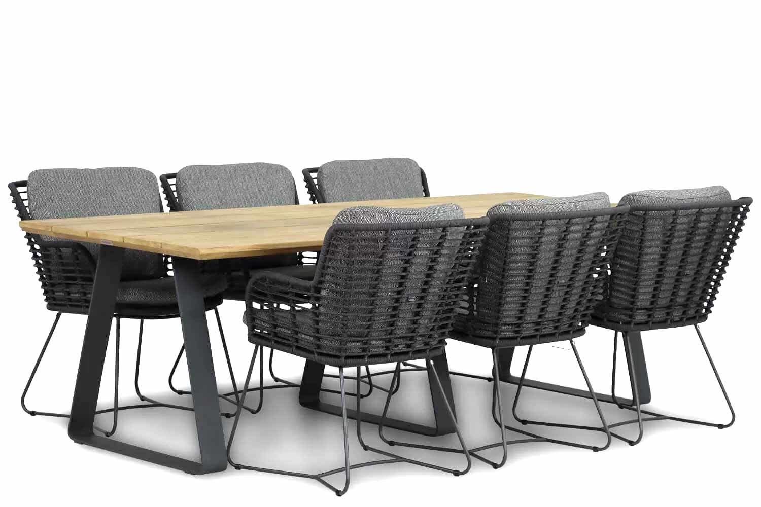 4 Seasons Outdoor Fabrice/Palta 240 cm dining tuinset 7-delig