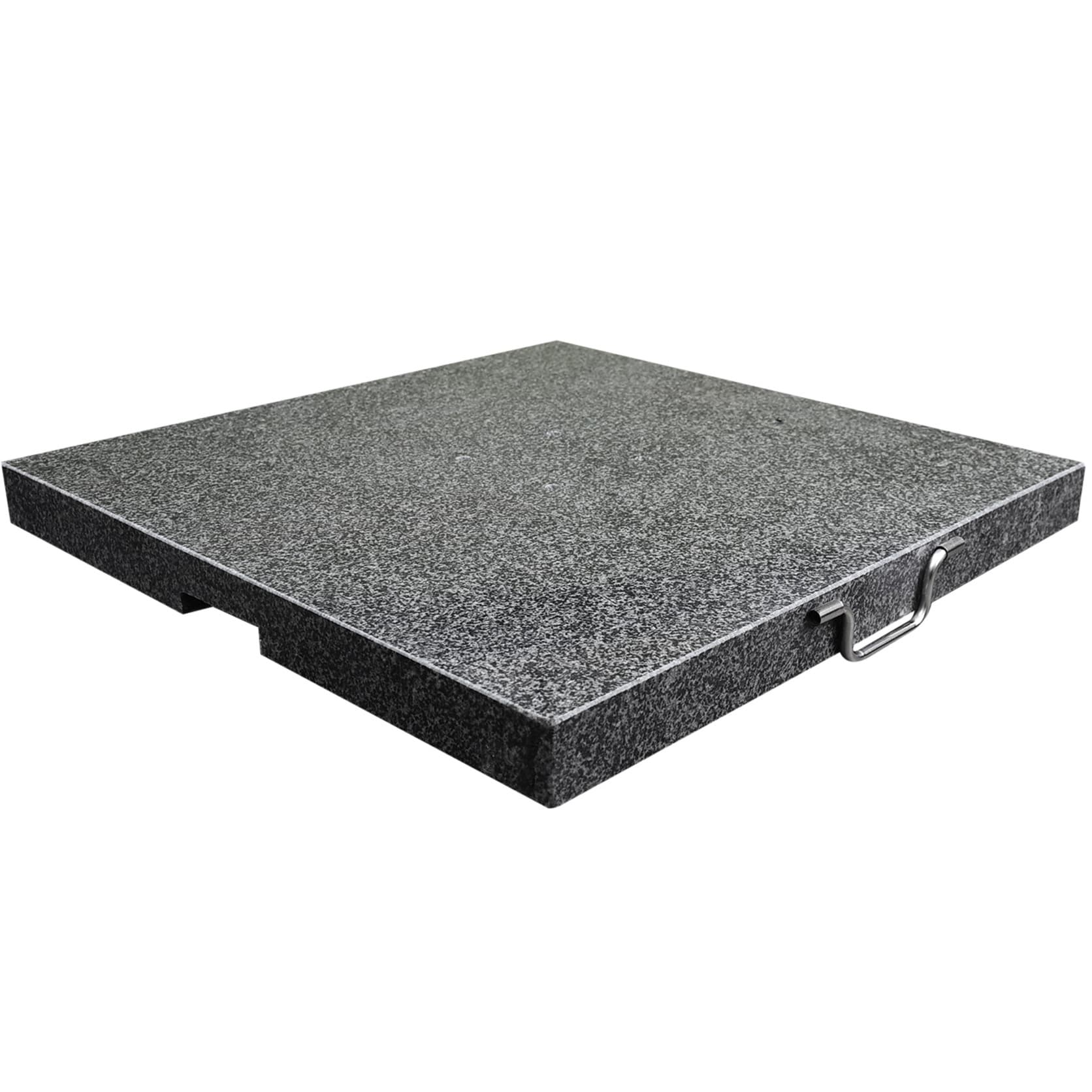 AVH Parasolvoet 75 kg met 2 wielen en handgreep graniet