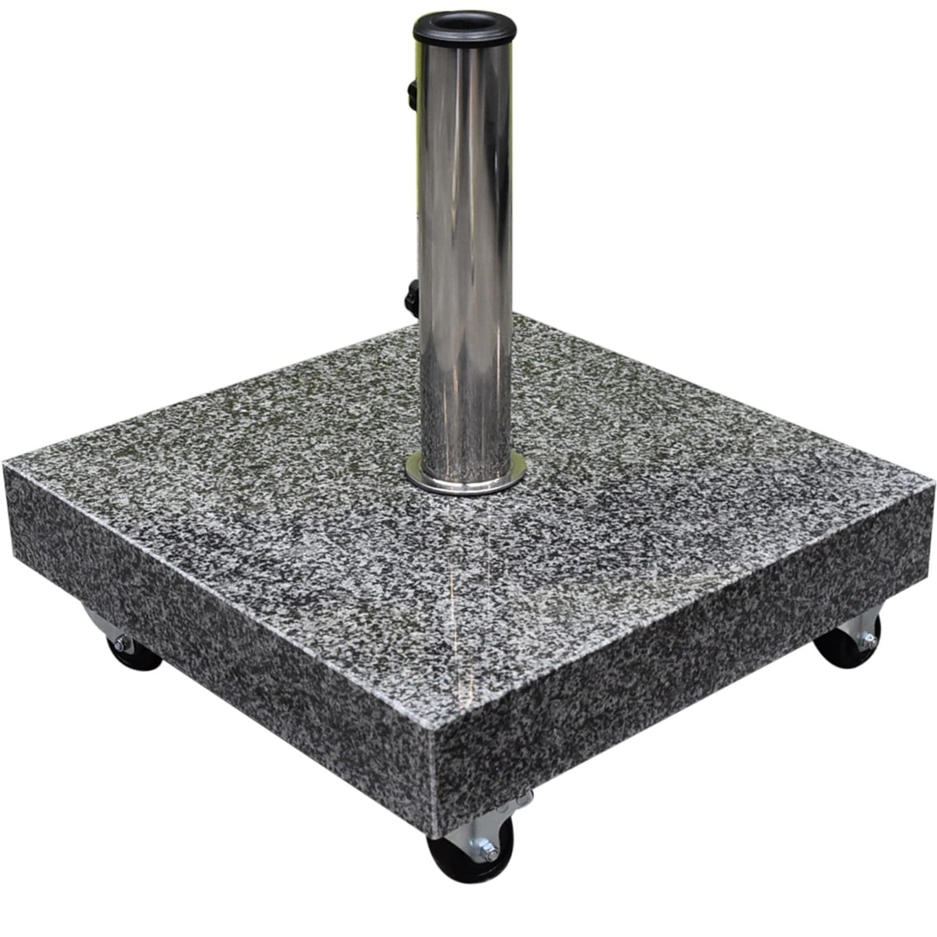 AVH parasolvoet 40 kg met 4 wielen graniet
