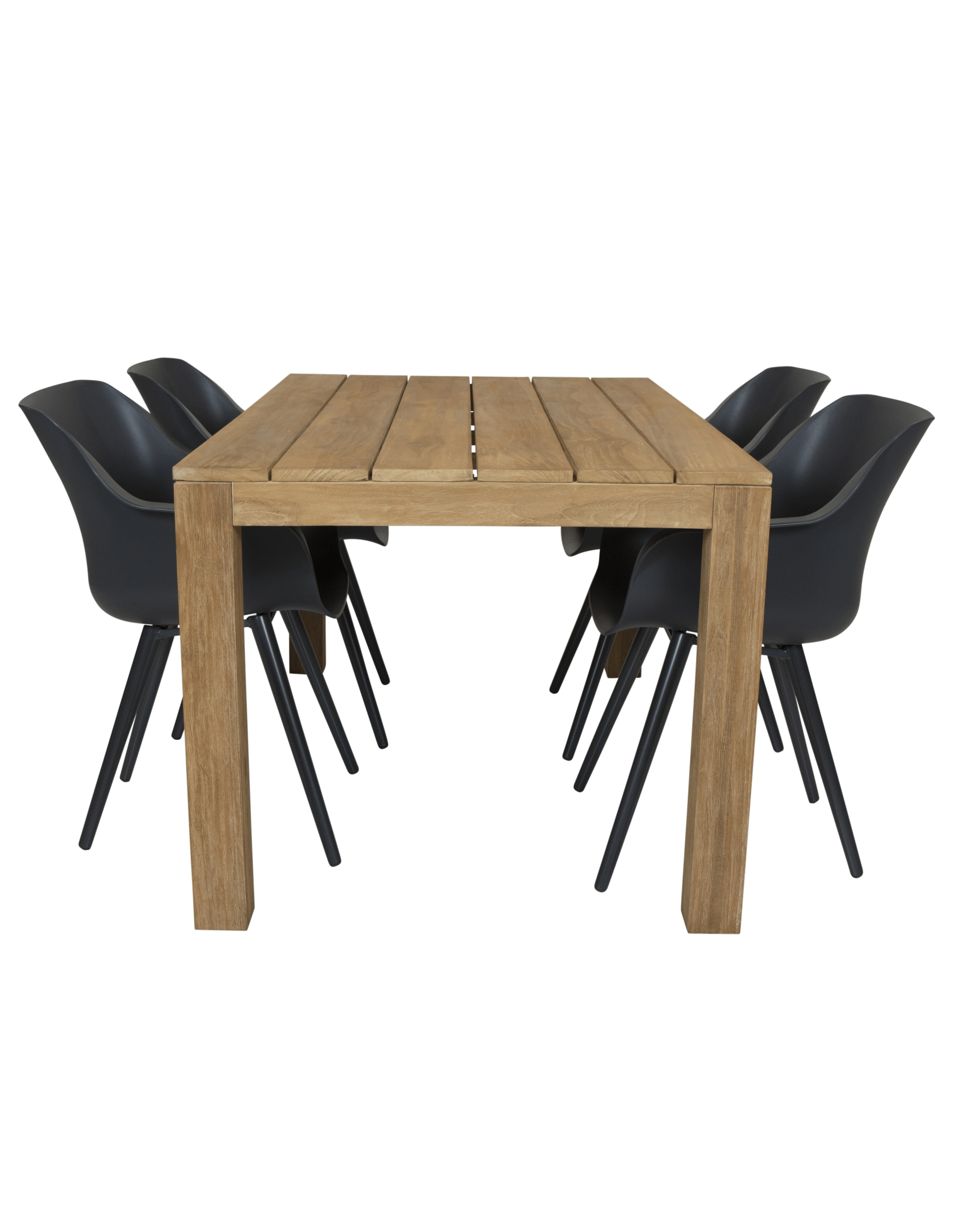 Alberto Teak tafel 160 met tuinstoel Sophie Studio