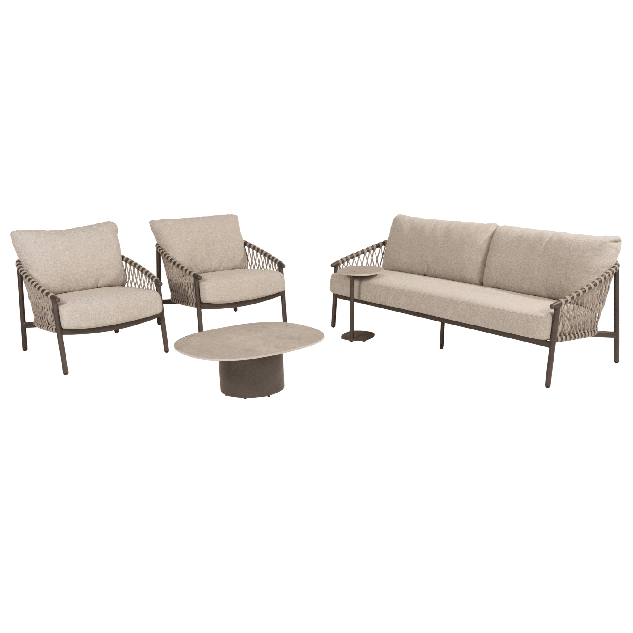 Allora stoel bank loungeset 5 delige terre 4 Seasons Outdoor