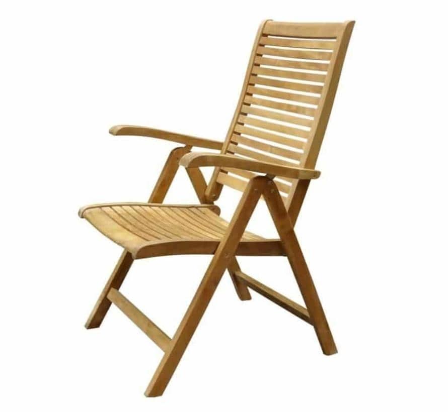 Arona dining standenstoel verstelbaar teak