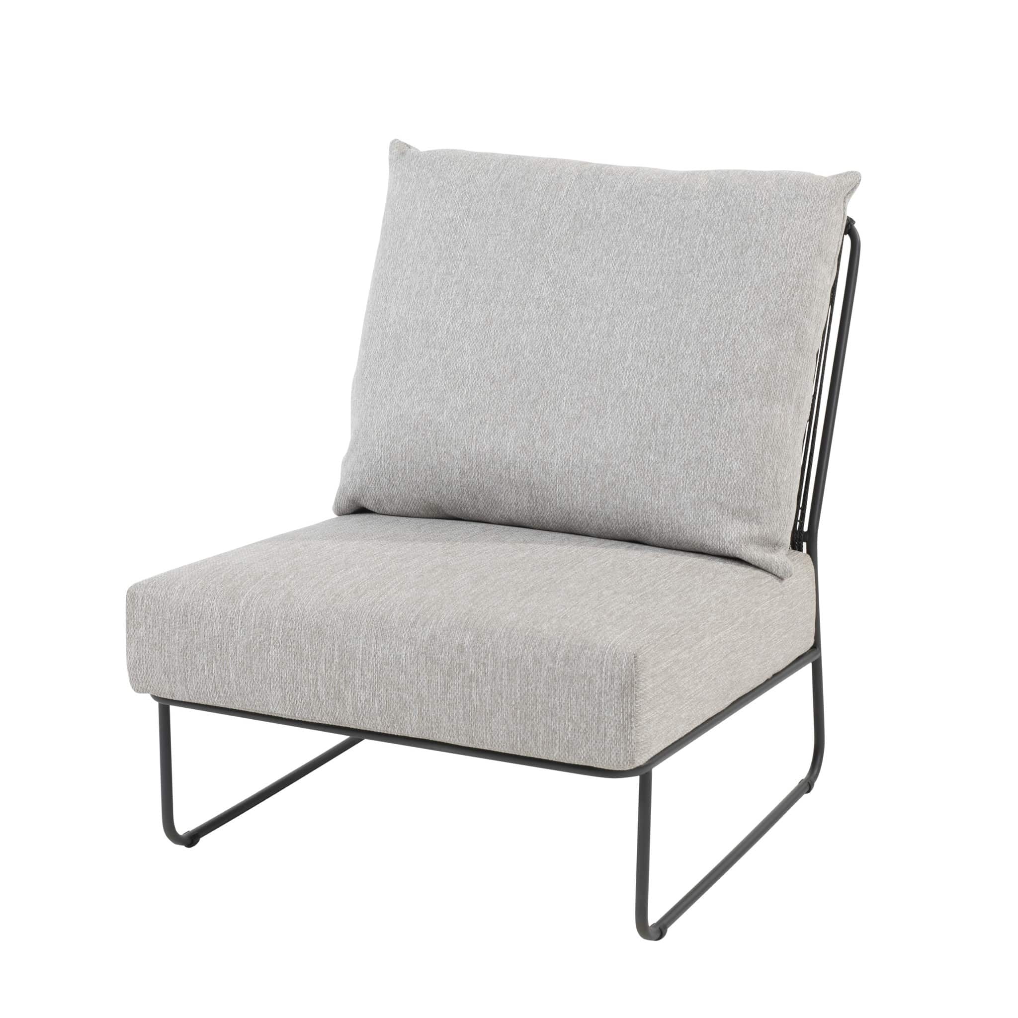 Balade middenelement met 2 kussens antraciet