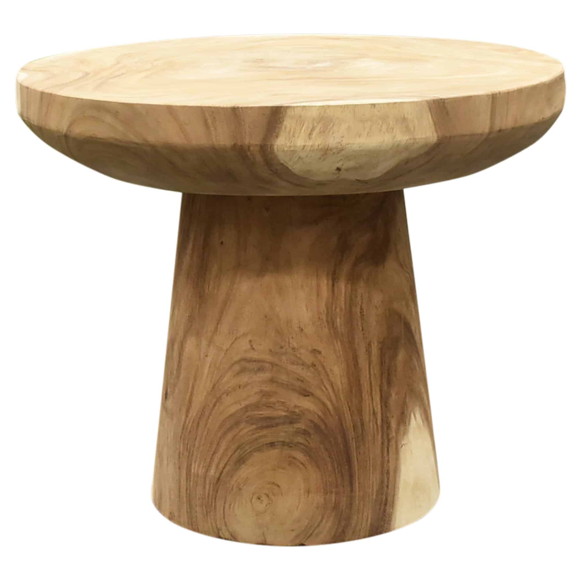 Bandung boomstam diningtafel 90x90xH75 cm