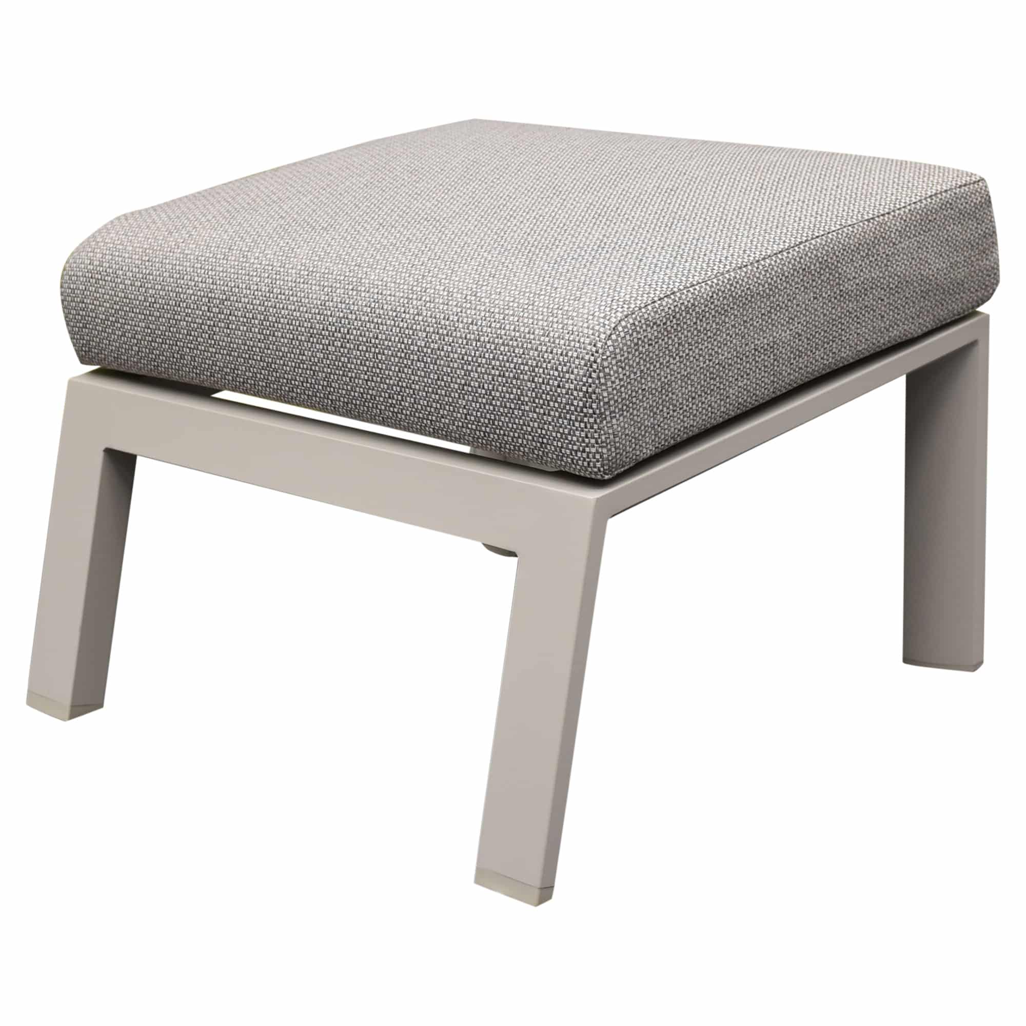 Barolo voetenbank latte aluminium