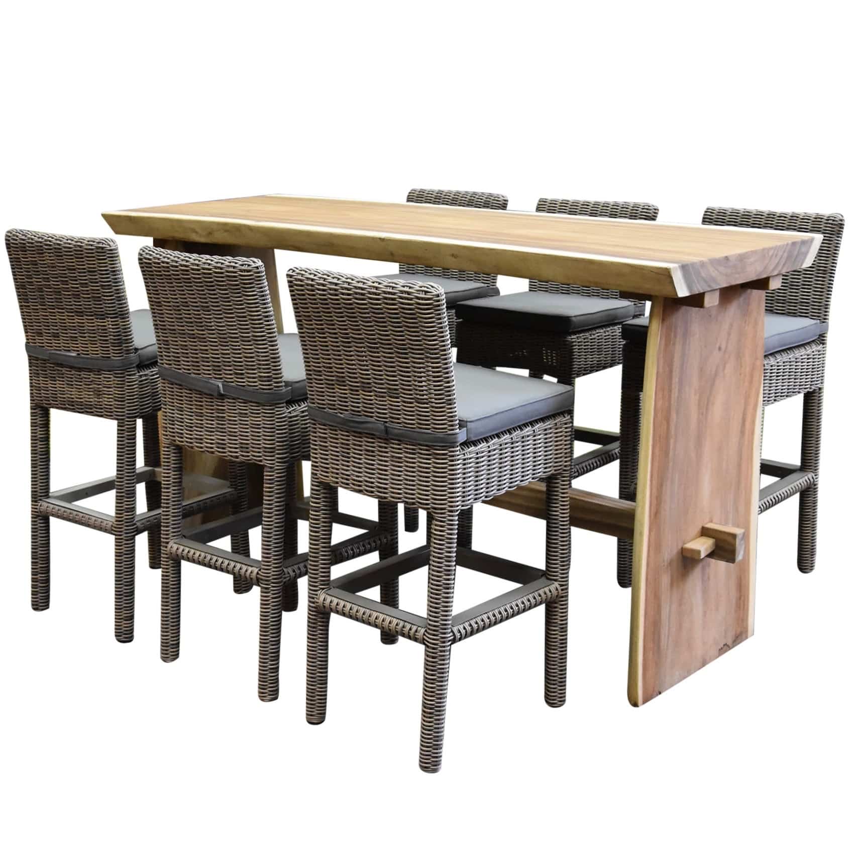 Barset Londen boomstam 220x70xH110cm 7-delig