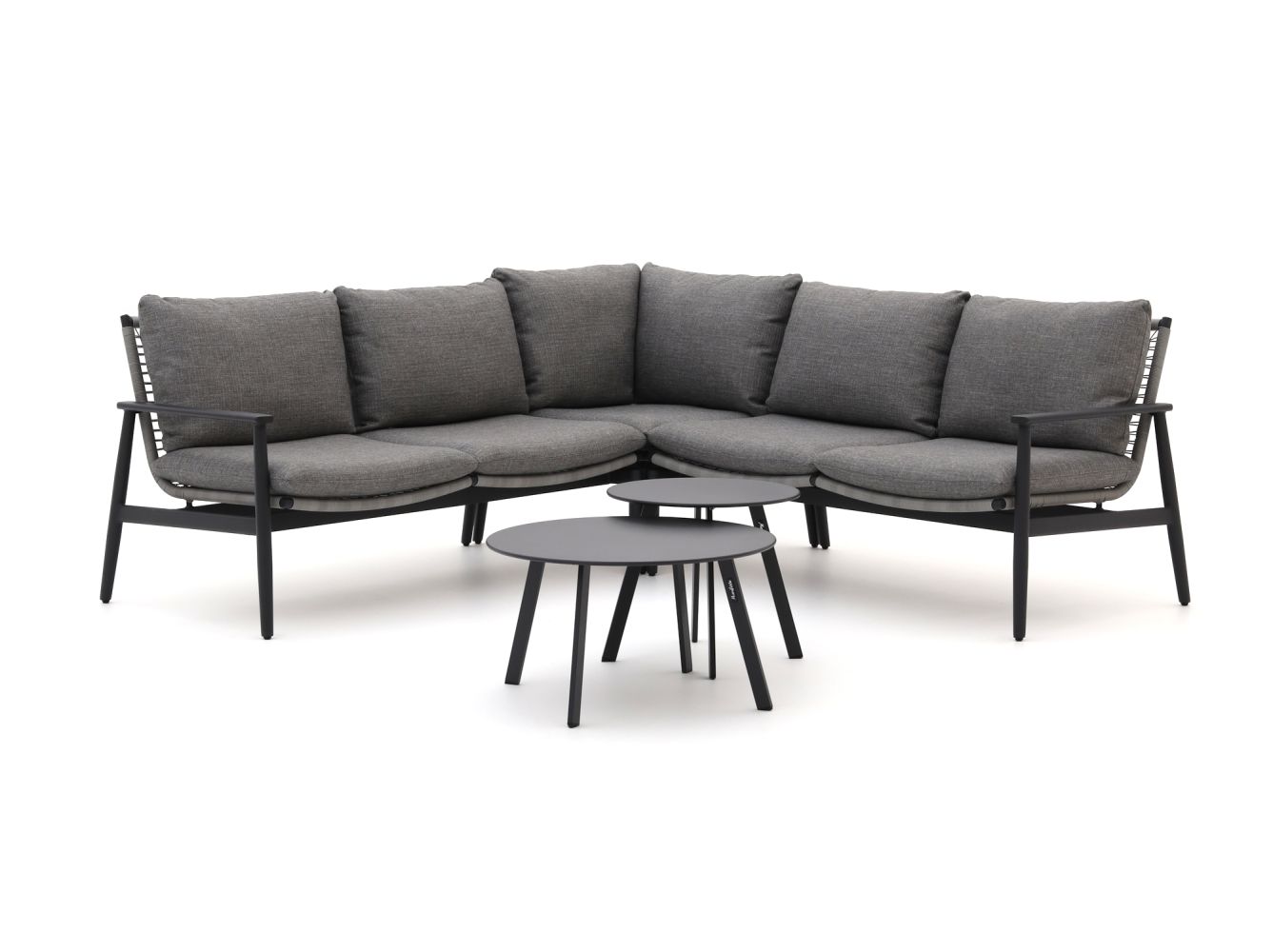 Bellagio Pizzoli/Bovezzo hoek loungeset 5-delig - Laagste prijsgarantie!