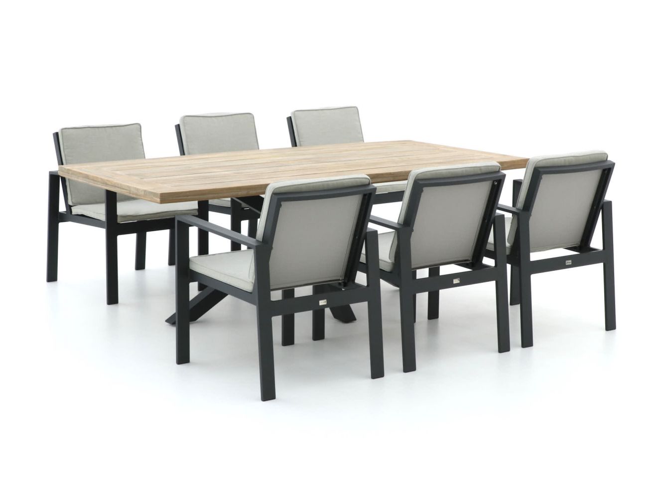 bellagio vezzano/montorio 220cm dining tuinset 7 delig laagste prijsgarantie!