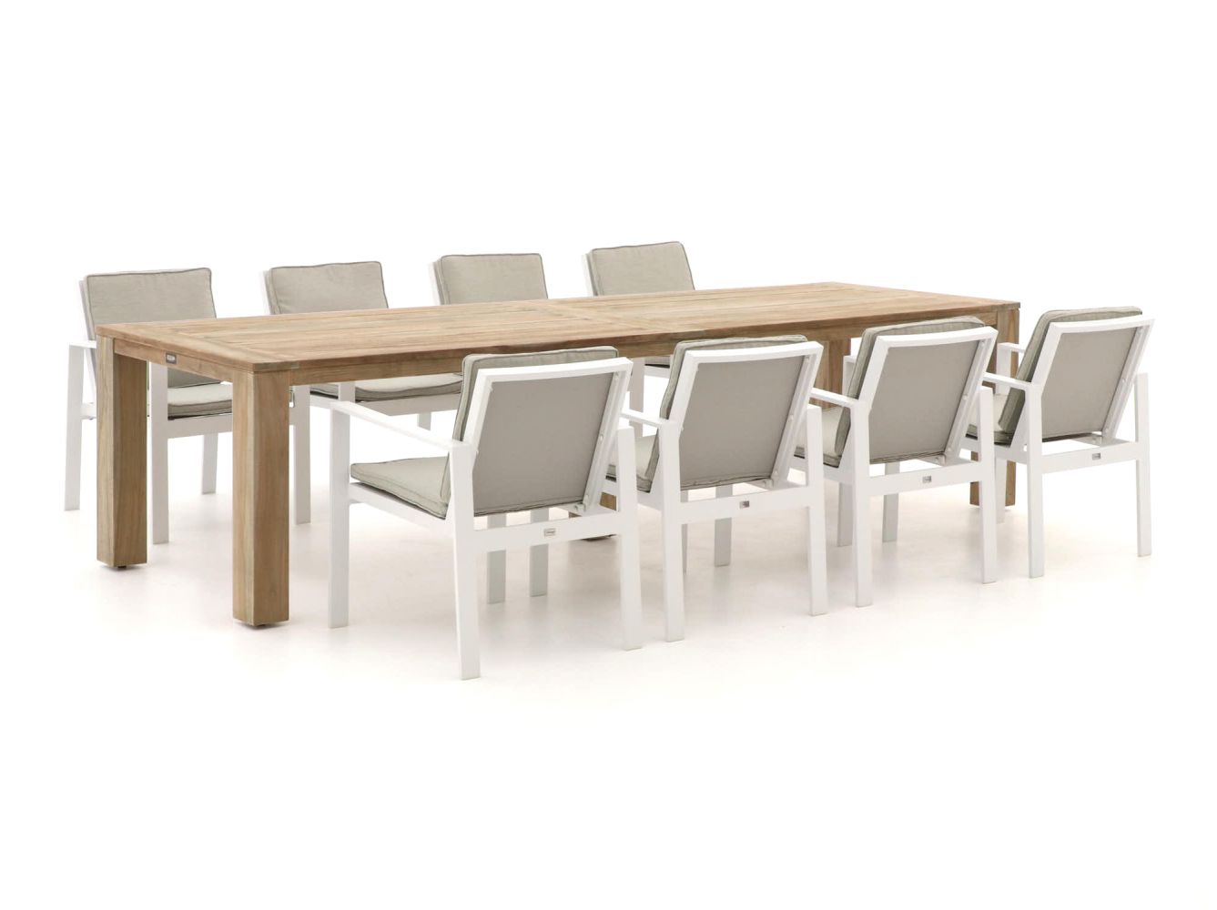 Bellagio Vezzano/ROUGH-X 320cm dining tuinset 9-delig - Laagste prijsgarantie!