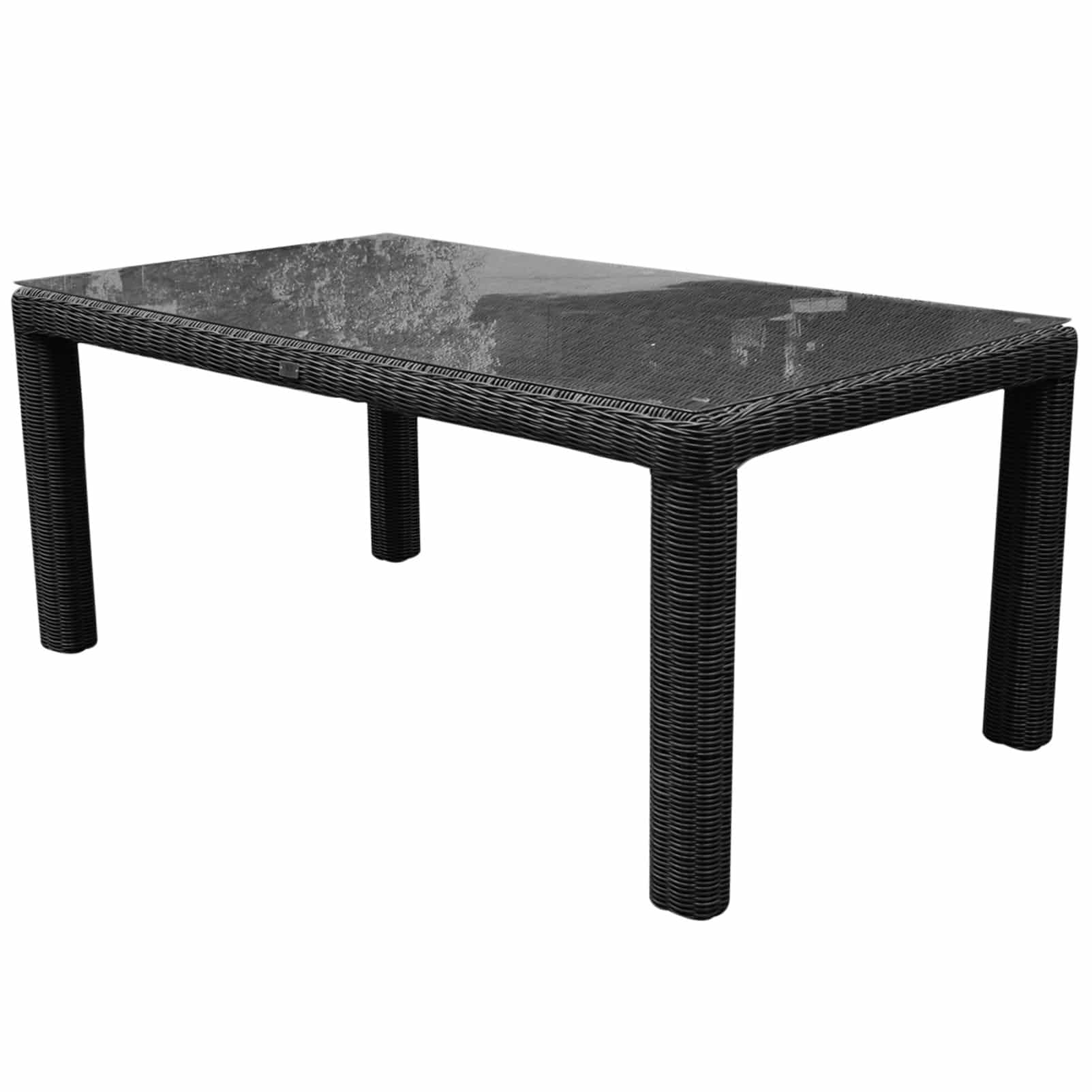 Bergamo dining tuintafel 180x100xH78 cm antraciet