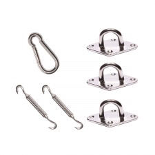 Bevestigingssets schaduwdoeken driehoek