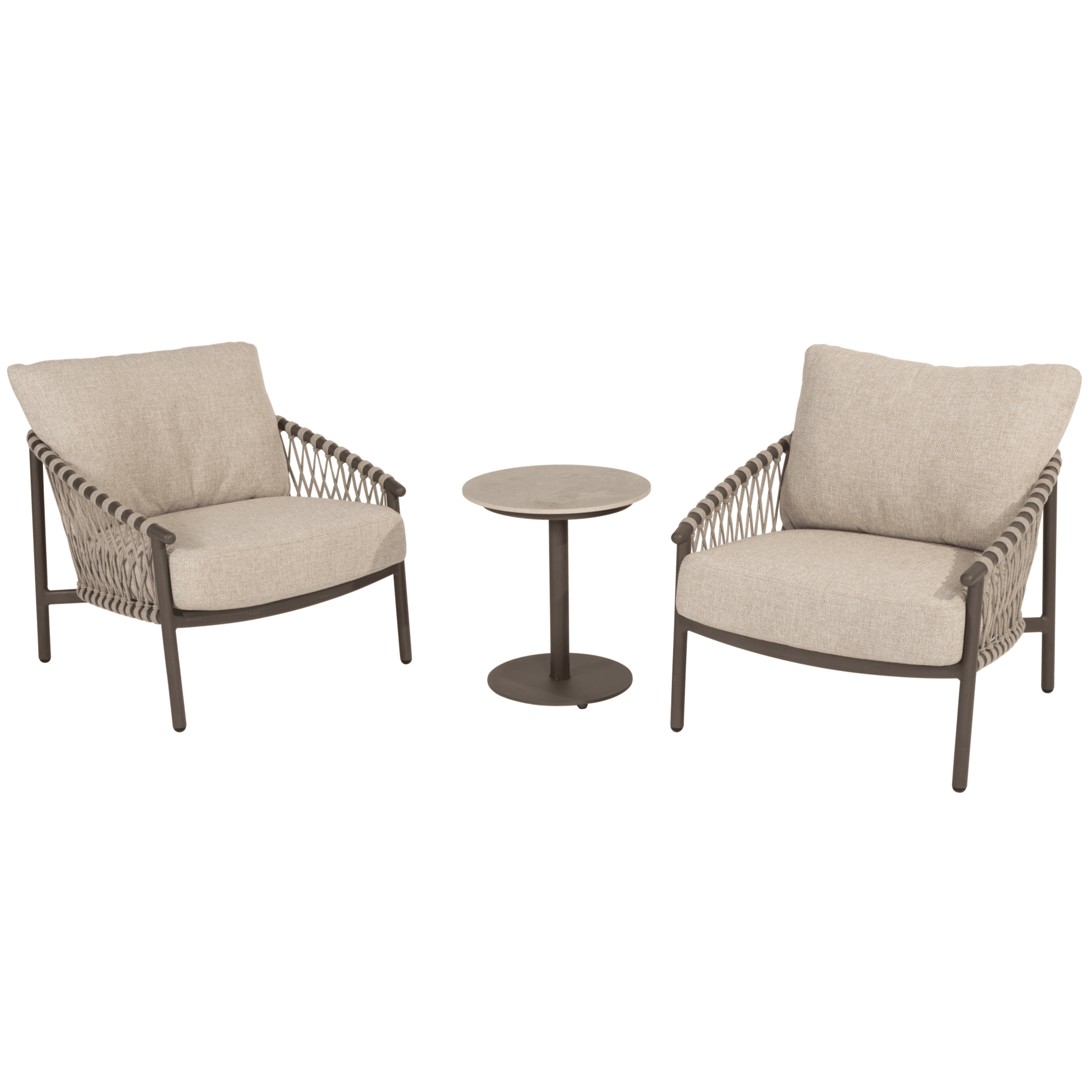 Boaz Allora bistro loungeset 3 delig keramiek terre 4 Seasons Outdoor