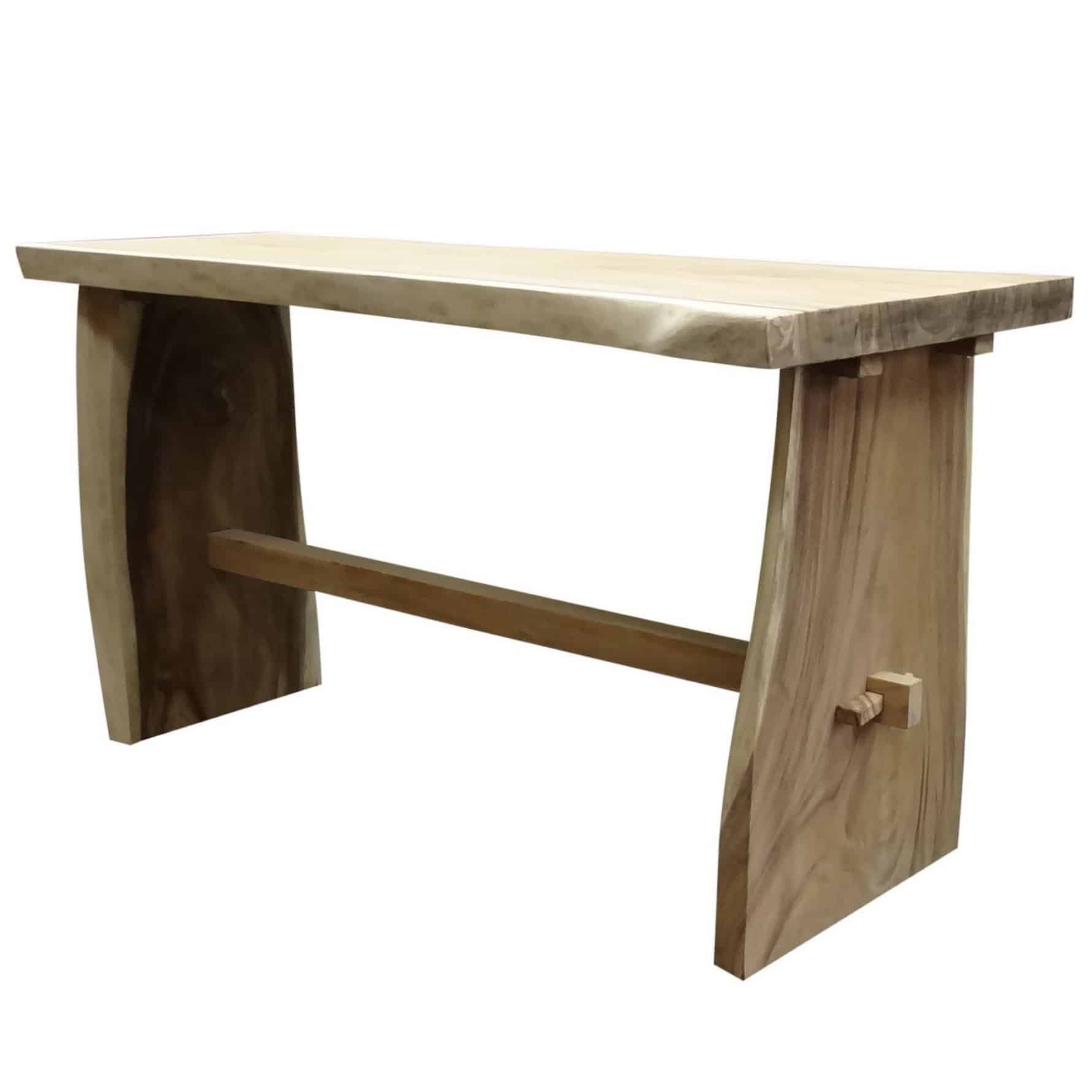 Boomstam bartafel 260x75xH110 cm - bladdikte 8 cm
