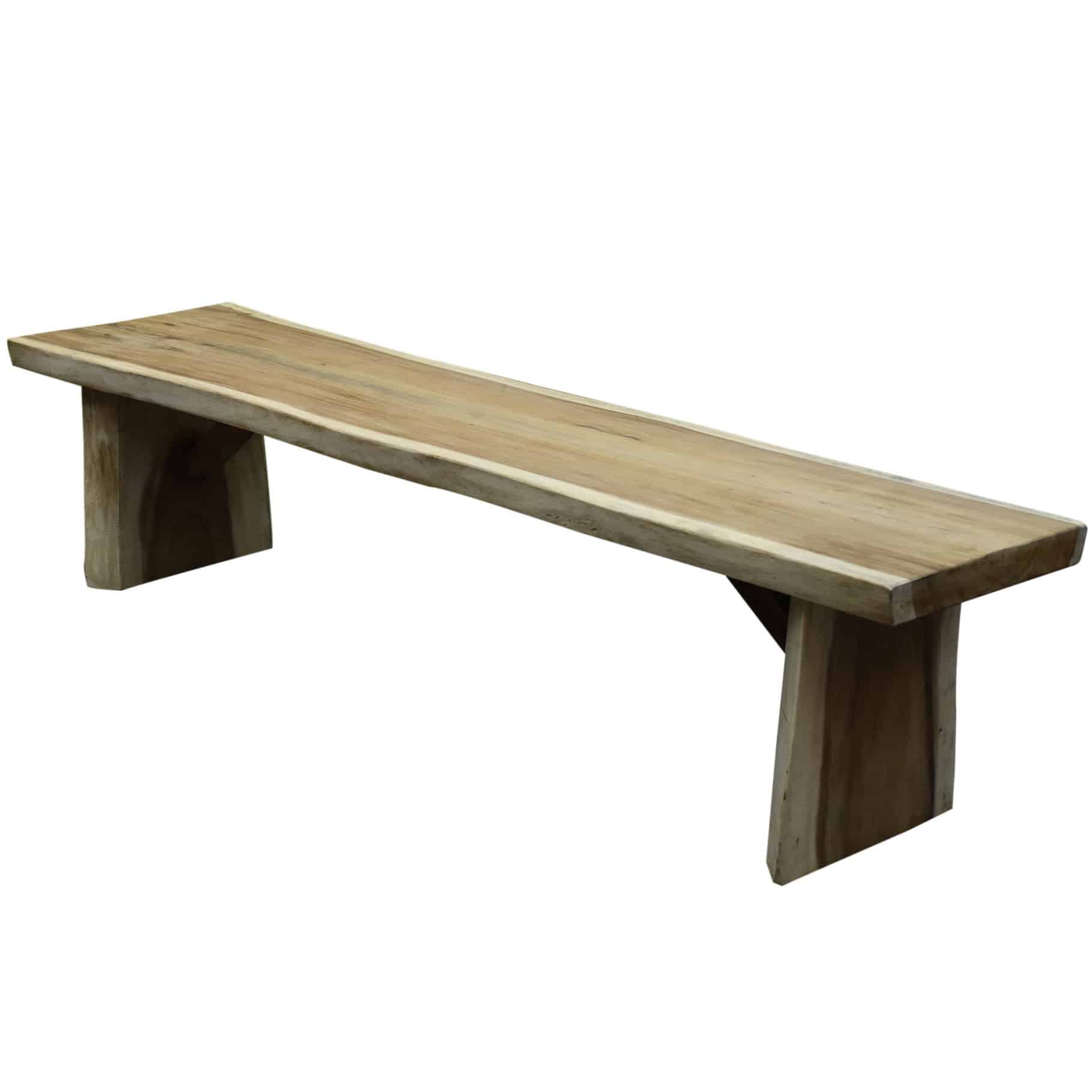 Boomstam tuinbank 250x40-50xH46,5 cm