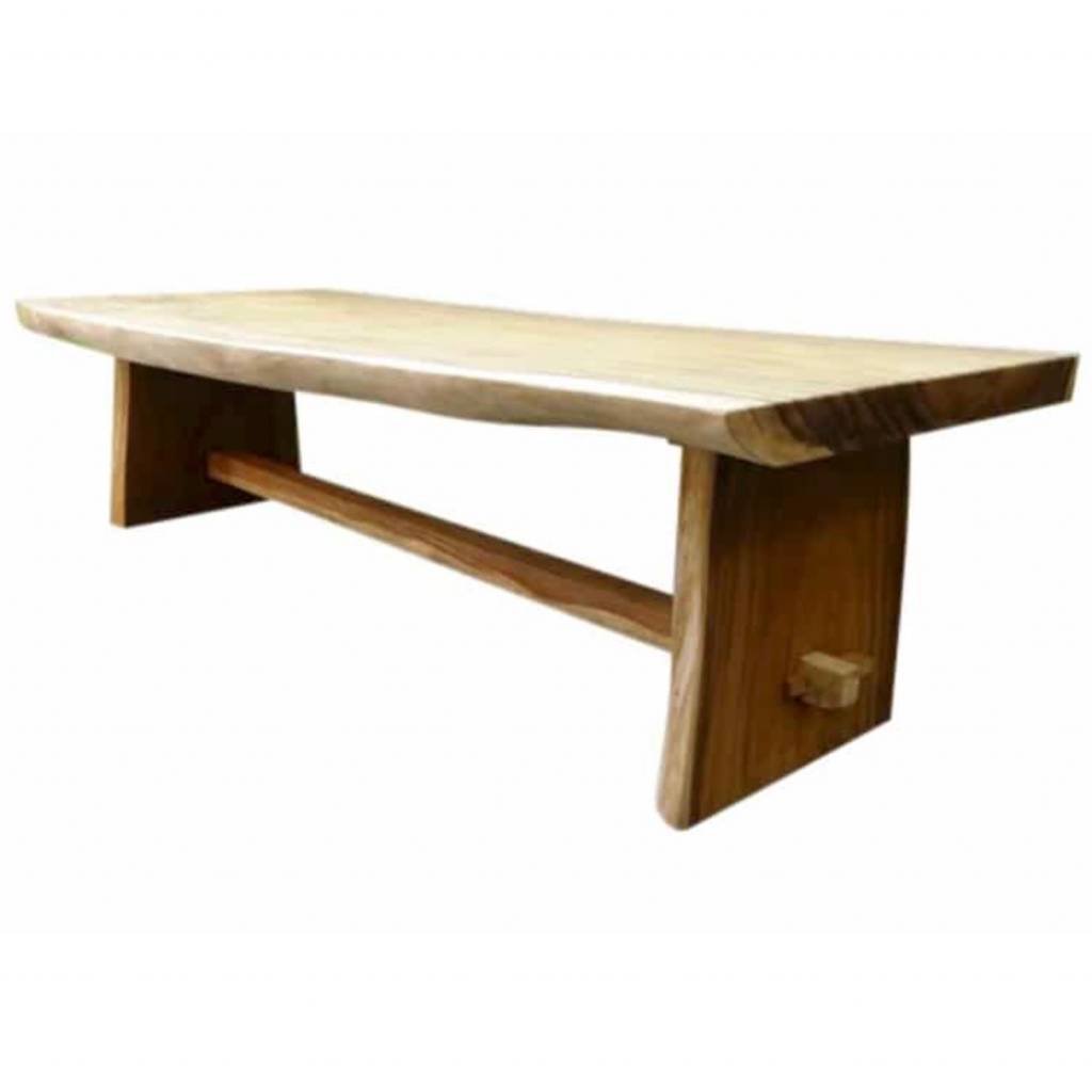 Boomstamtafel 300x110xH77,5 cm - bladdikte 10 cm