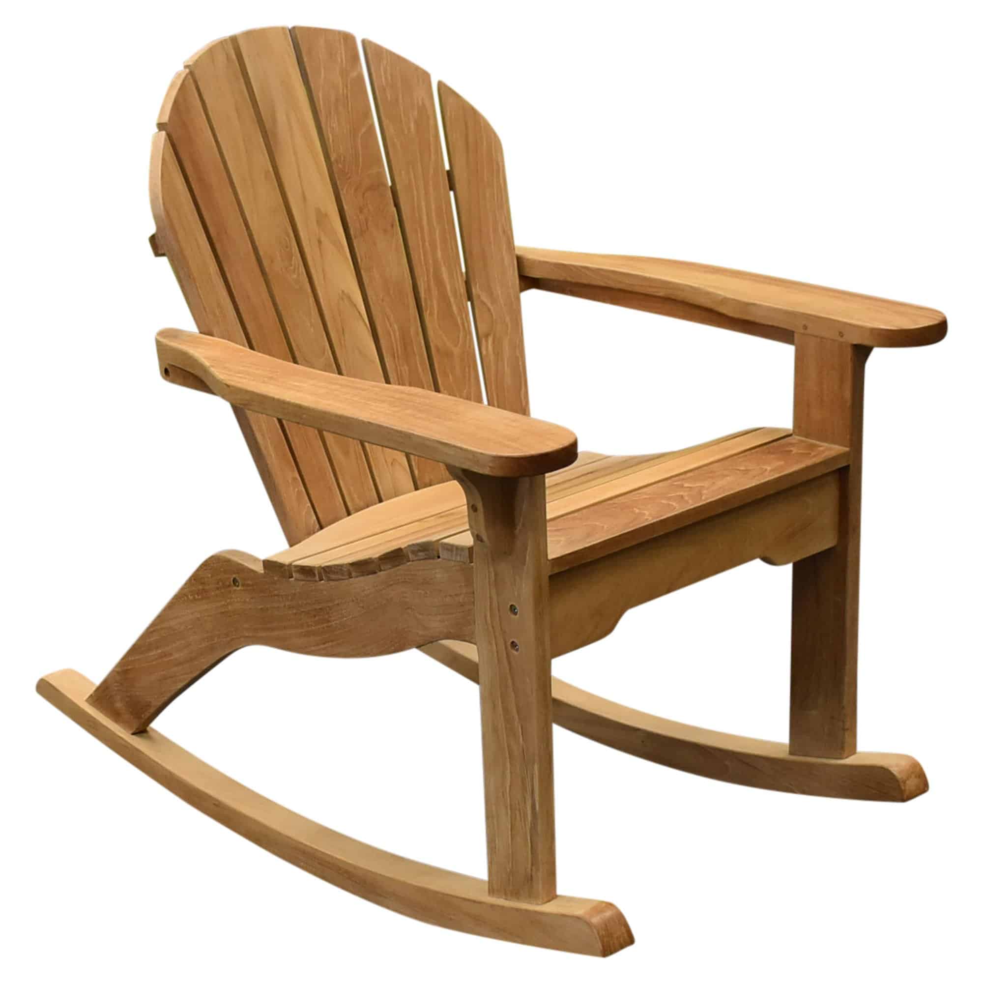 Canadian bearchair schommelstoel teak