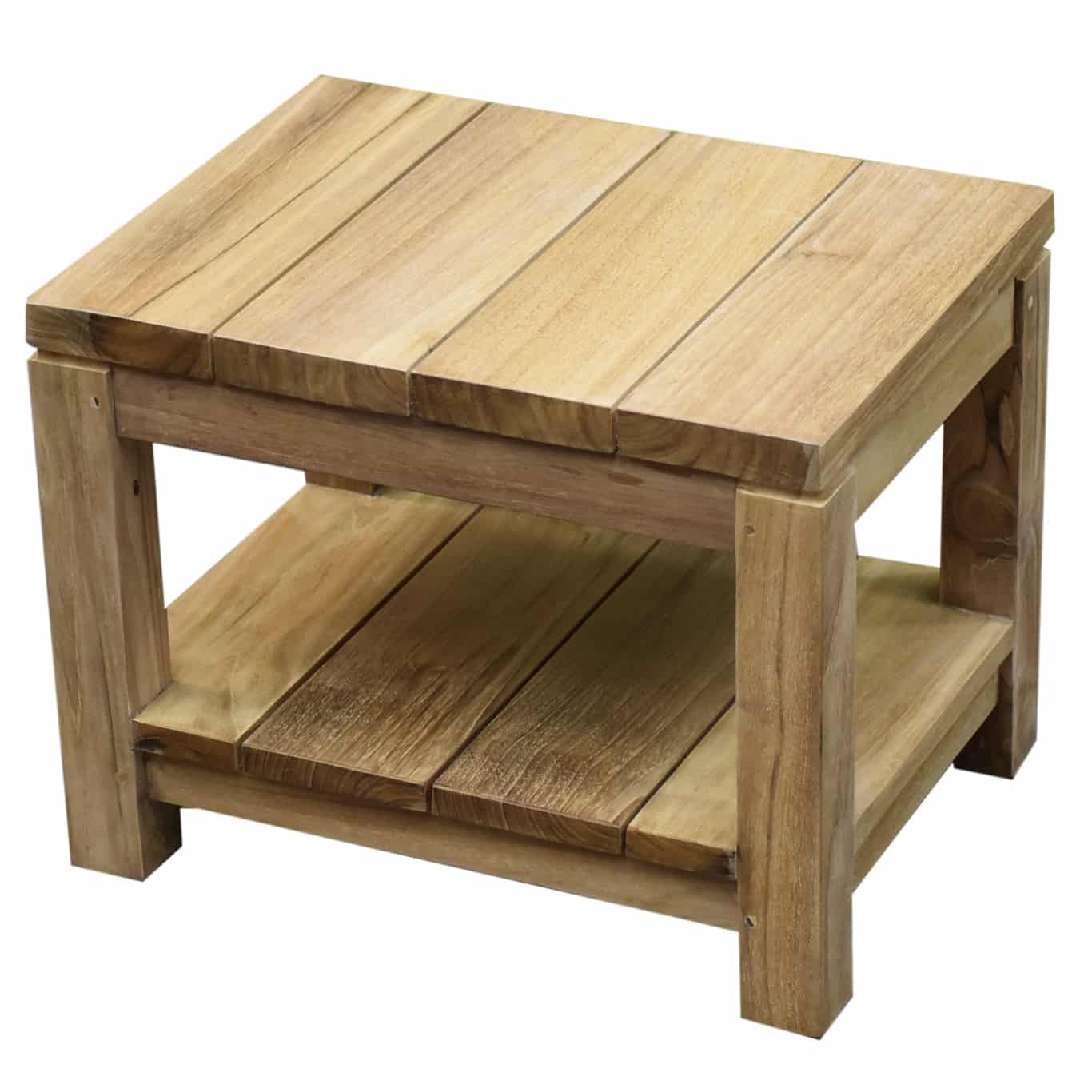 Canadian bijzettafel 35x47xH37 cm teak