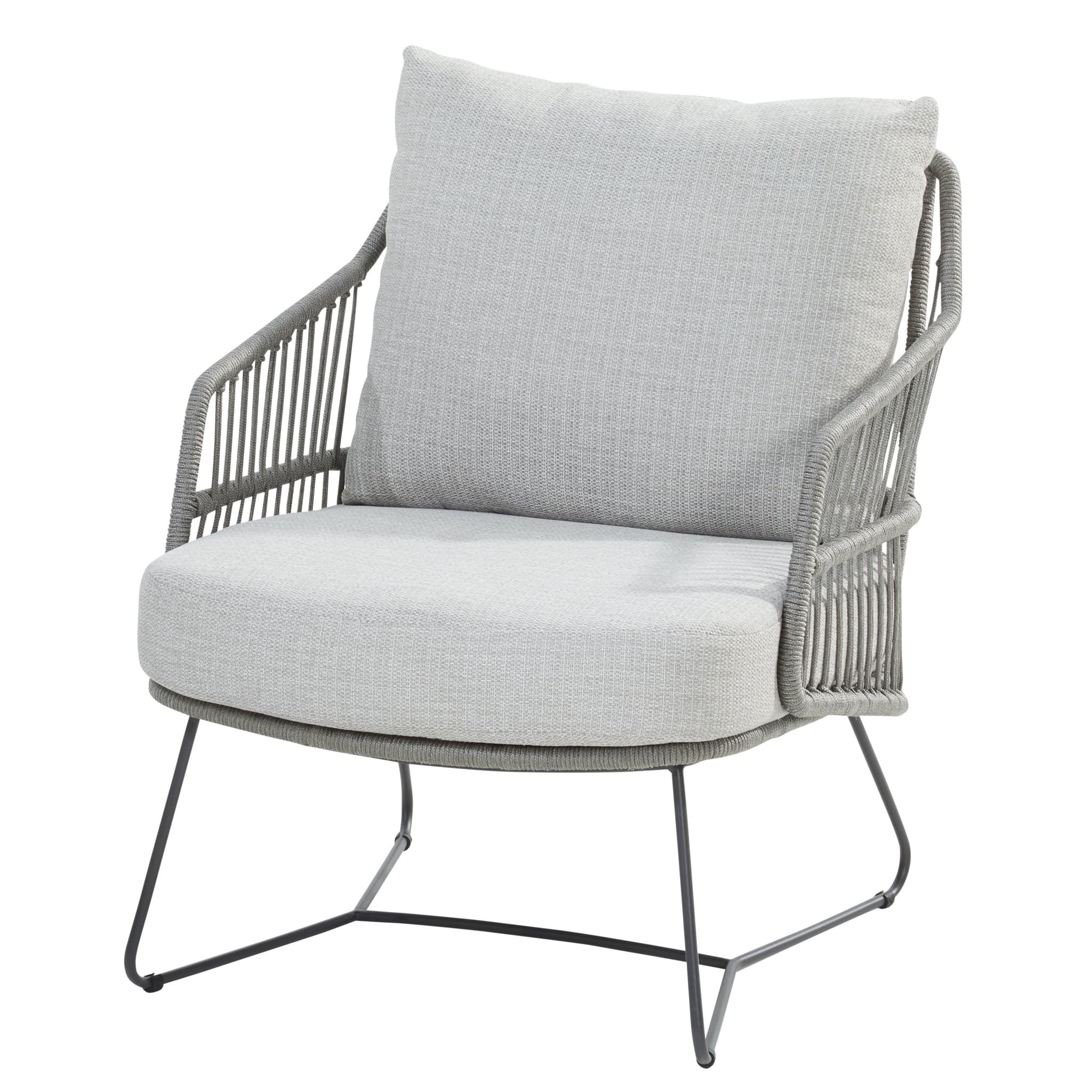 Cempre lounge tuinstoel antraciet zilvergrijs 4-Seasons Outdoor