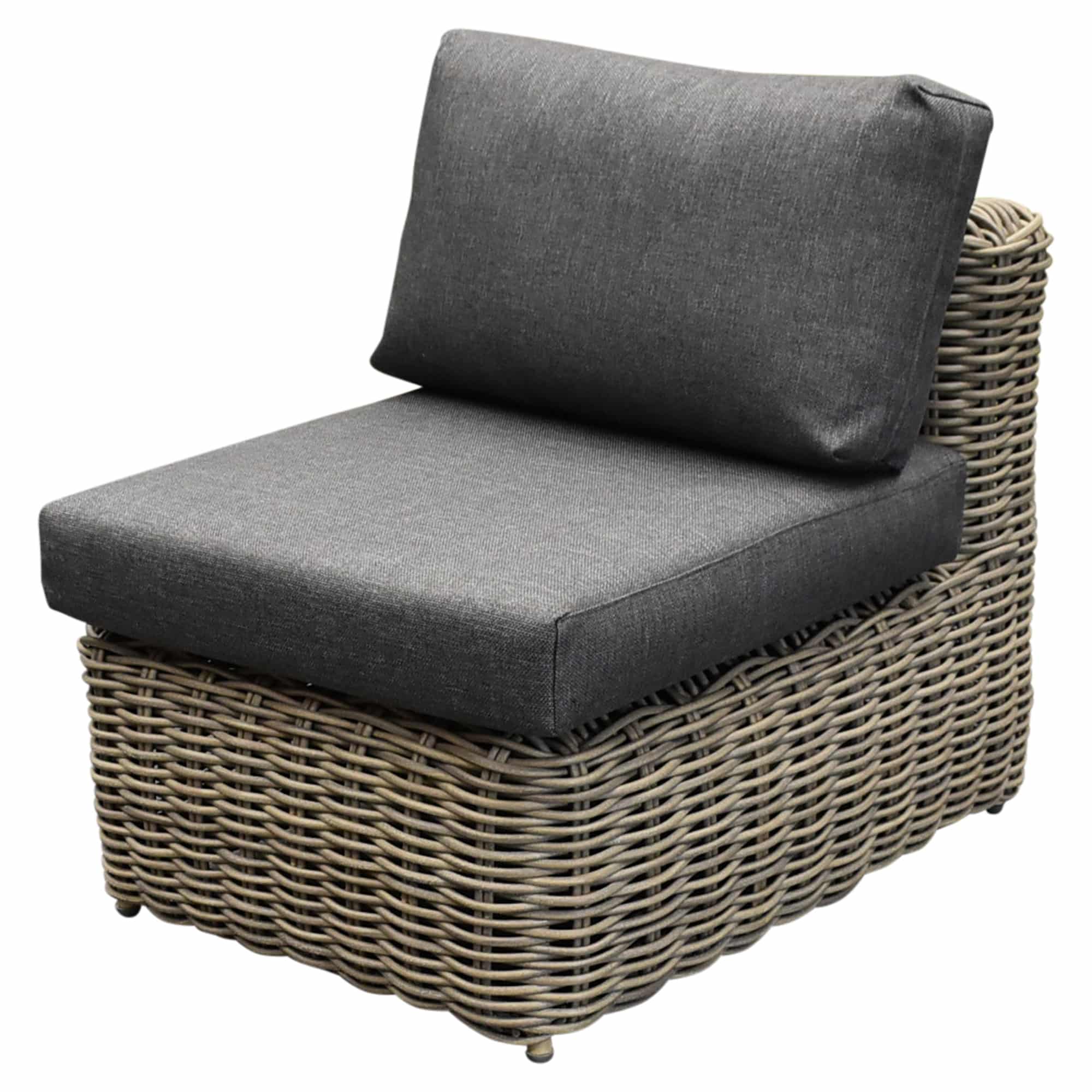 Cervo middenelement grijs wicker