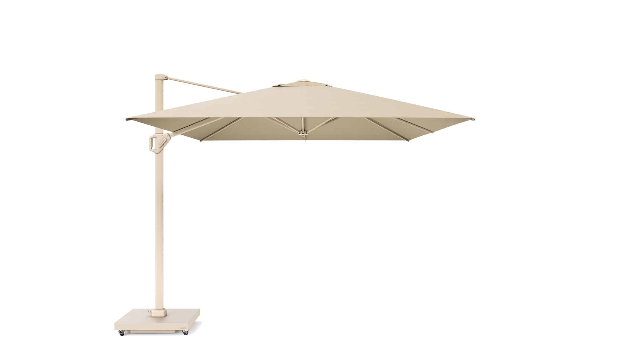 challenger t1 premium parasol 400×300 cm sandstone champagne