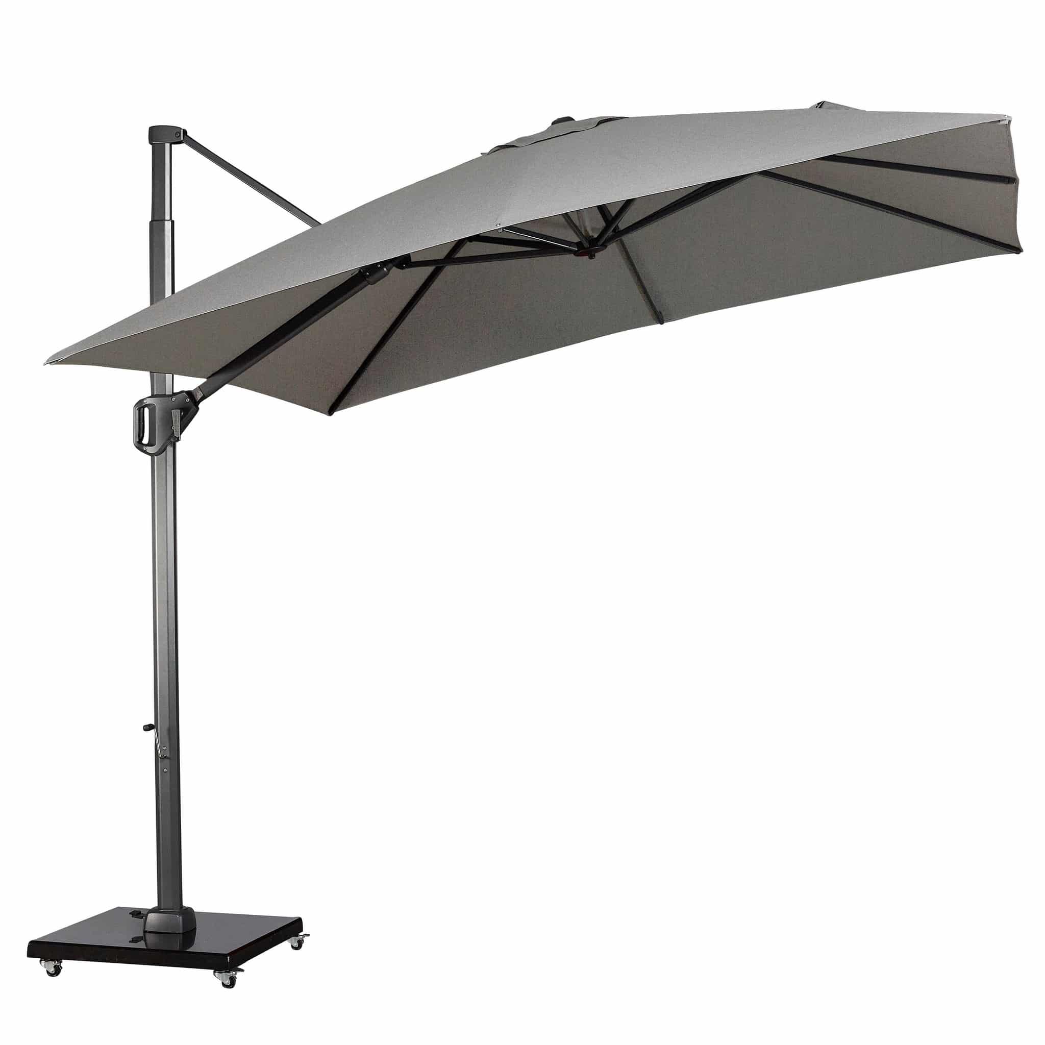 Challenger T1 telescope premium zweefparasol 350x350 cm manhattan