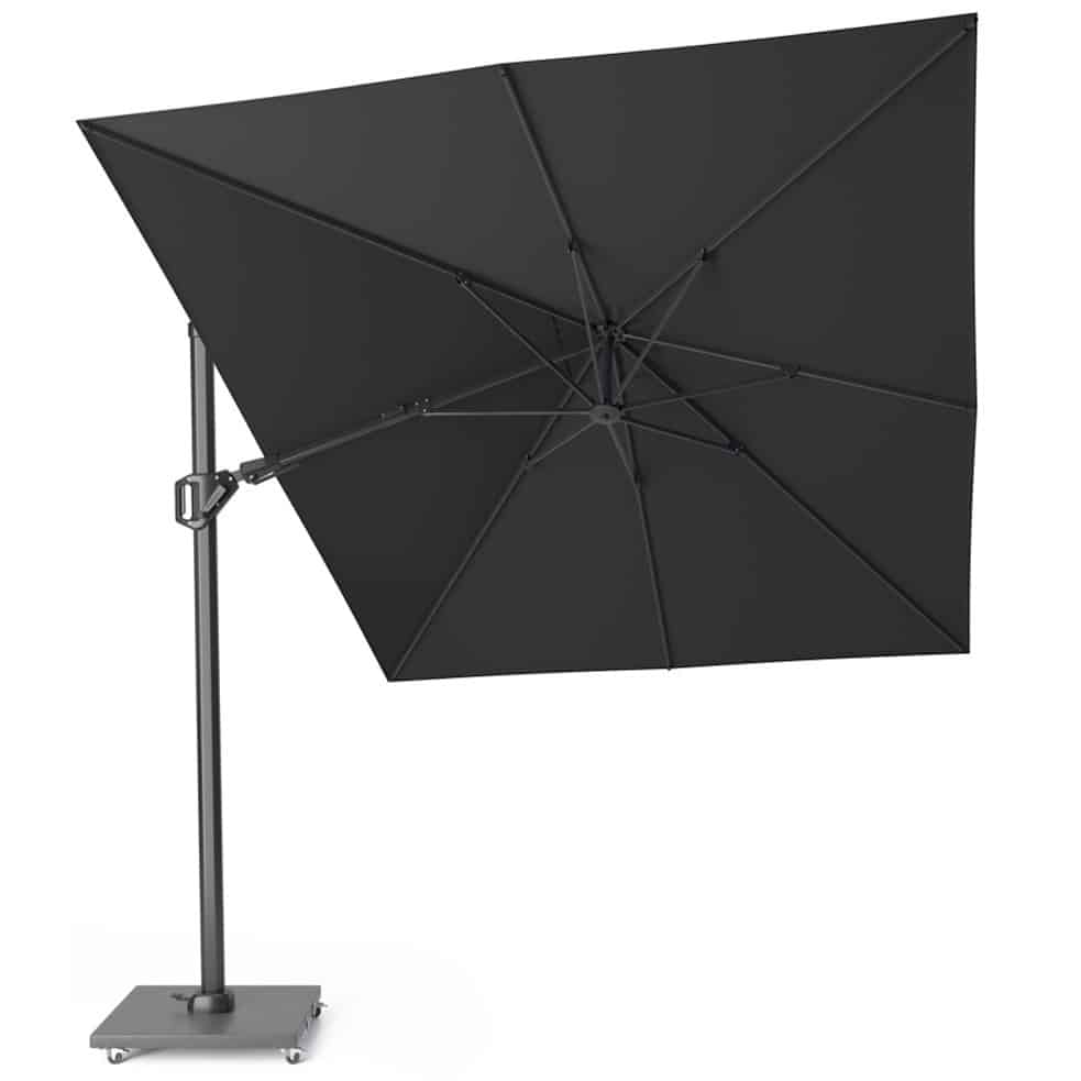 Challenger T2 premium zweefparasol 350x260 cm faded black