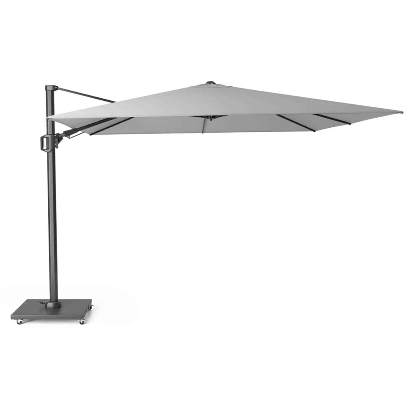 challenger t² zweefparasol 300x300cm | light grey