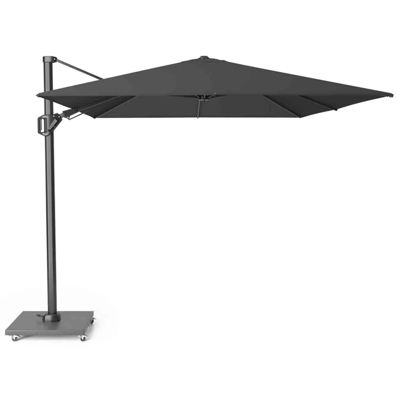 Challenger T² zweefparasol 350x260cm | Faded Black