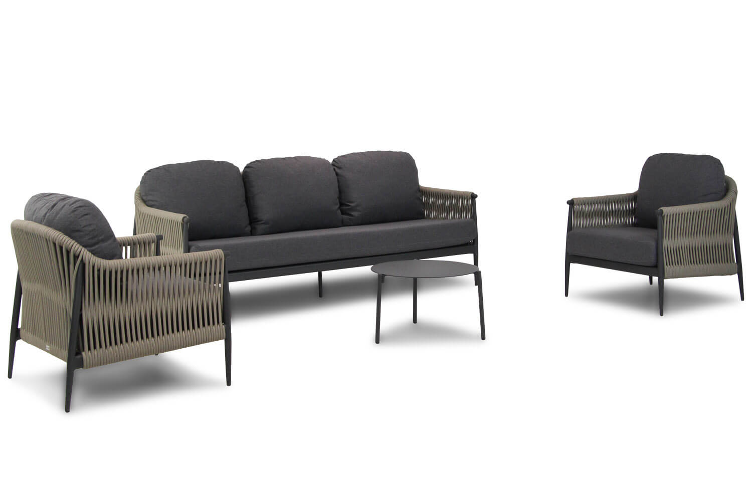 Coco Lucia/Pacific 60 cm stoel-bank loungeset 4-delig