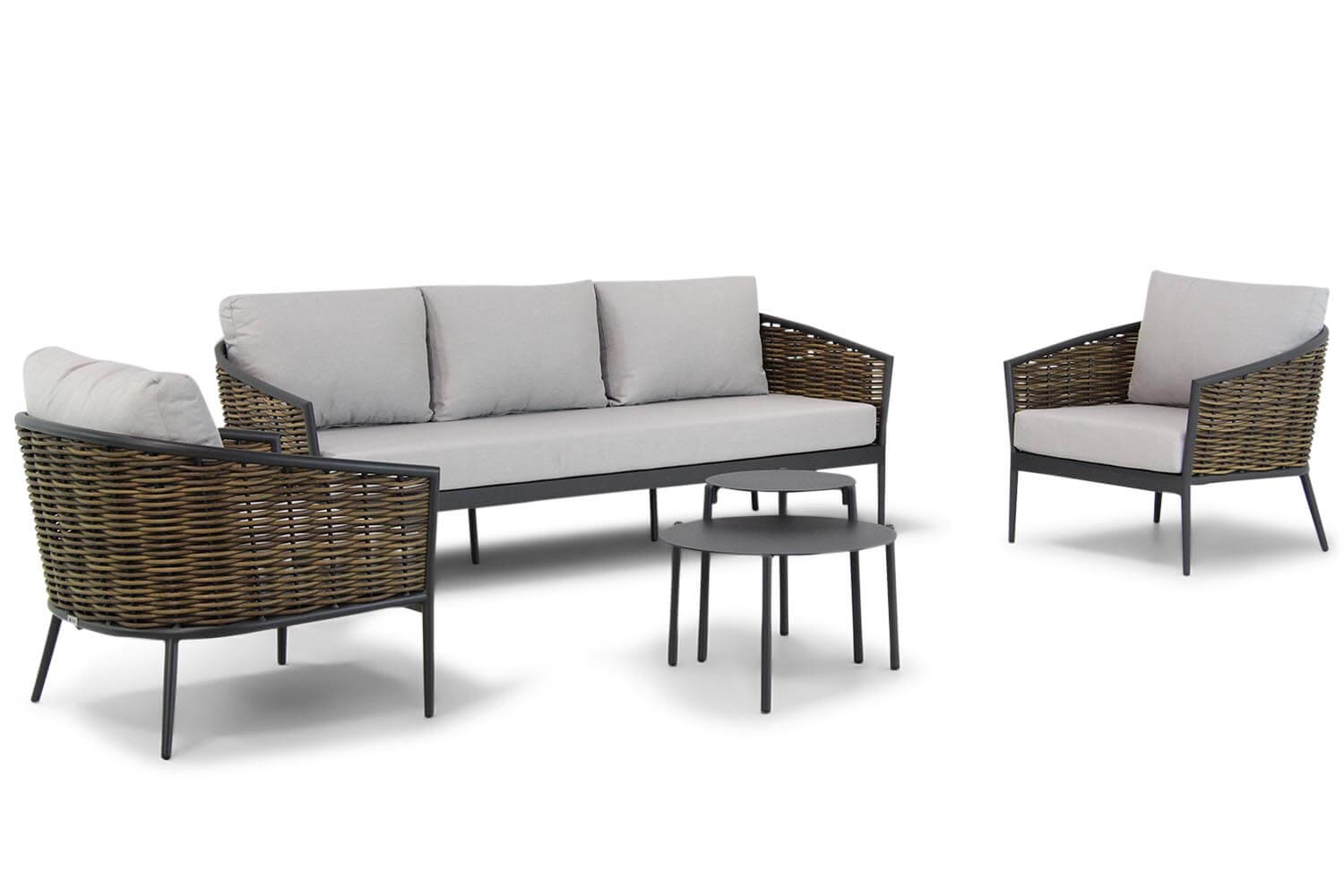 Coco Palm/Pacific 45/60 cm stoel-bank loungeset 5-delig