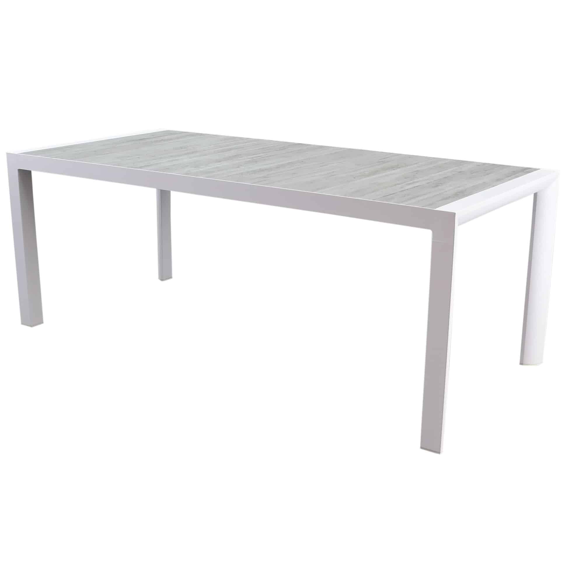 Dexter dining tuintafel 194,5x90xH74,5 cm wit