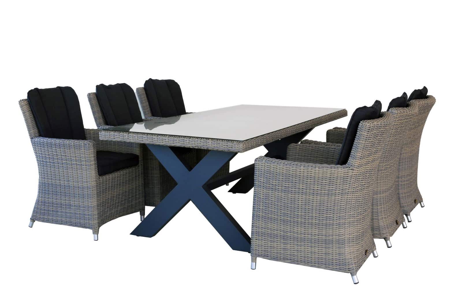 Diningset San Vito Tuscany Taupe - Oosterik home