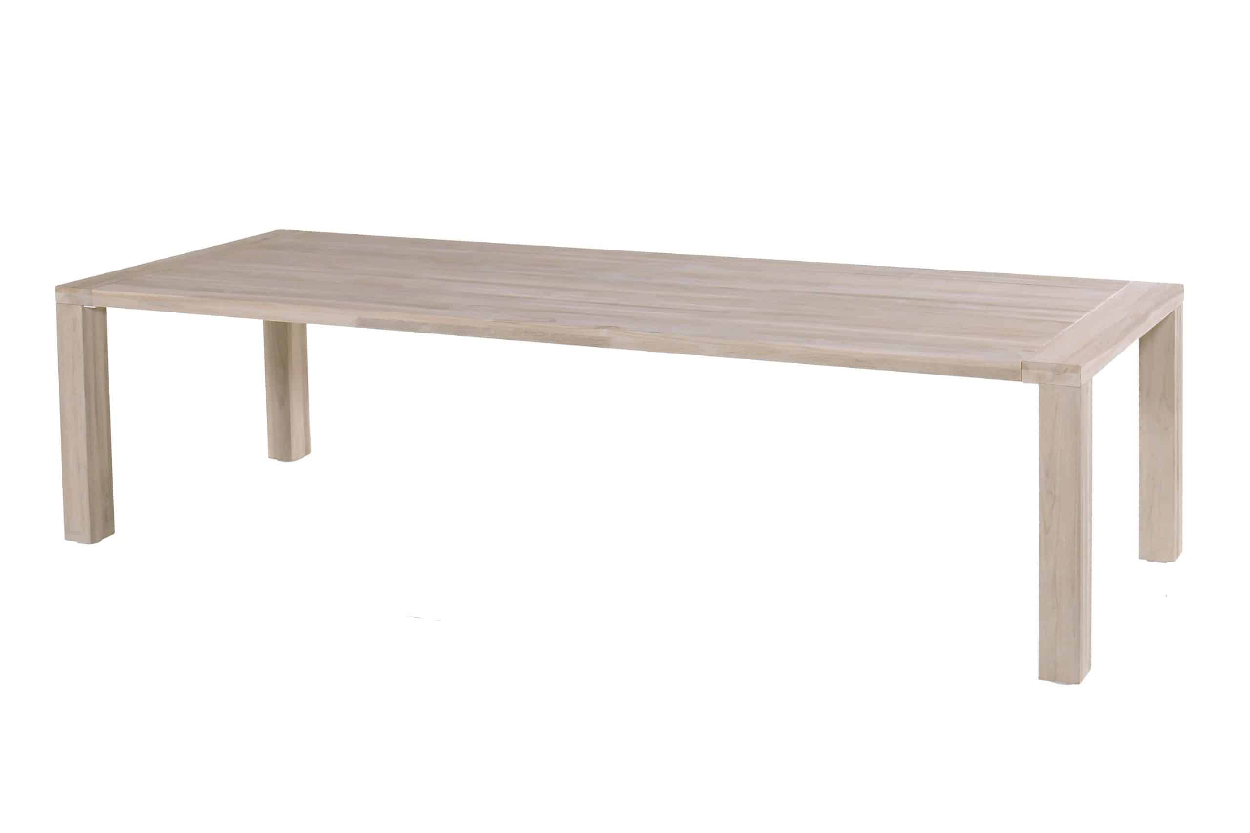 Element Teak tuintafel 300 x 100 grey wash