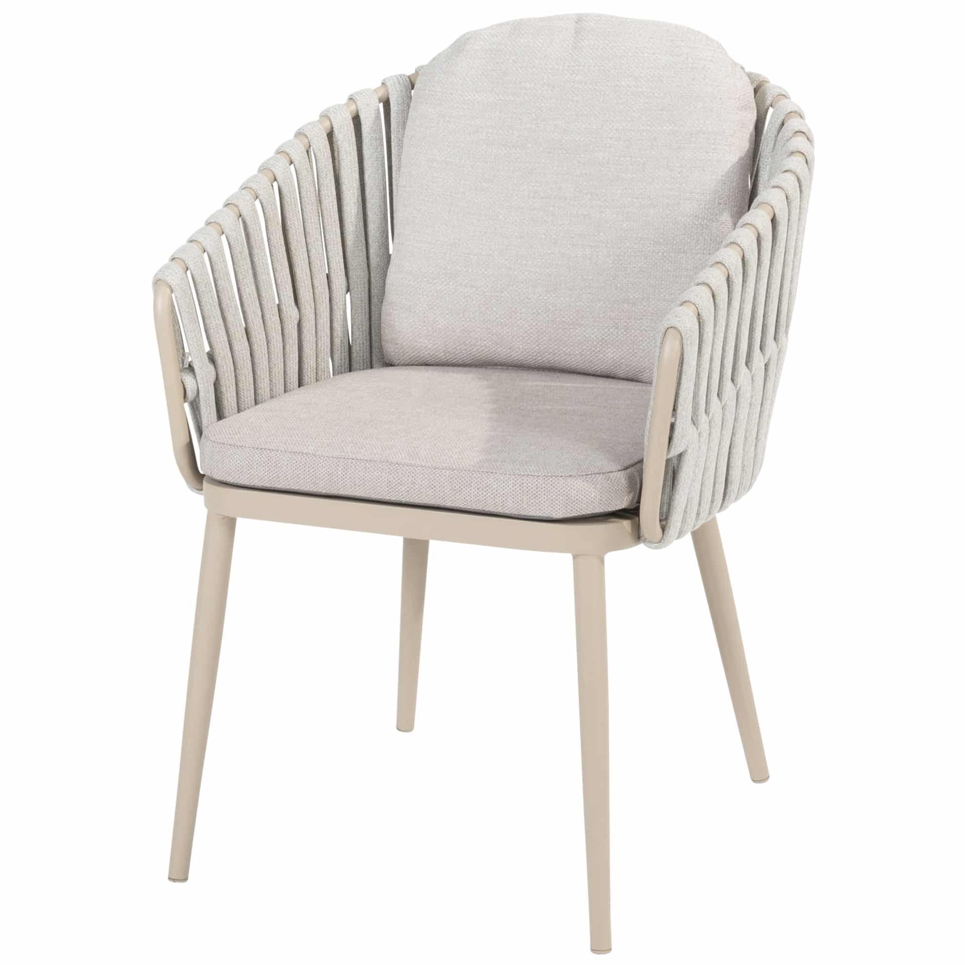 Eva dining tuinstoel latte rope Taste 4SO