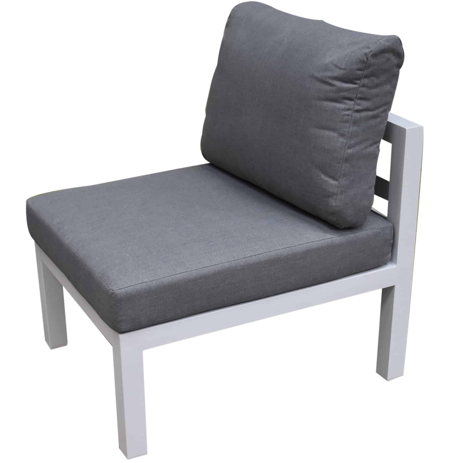 Fabri middenelement aluminium wit