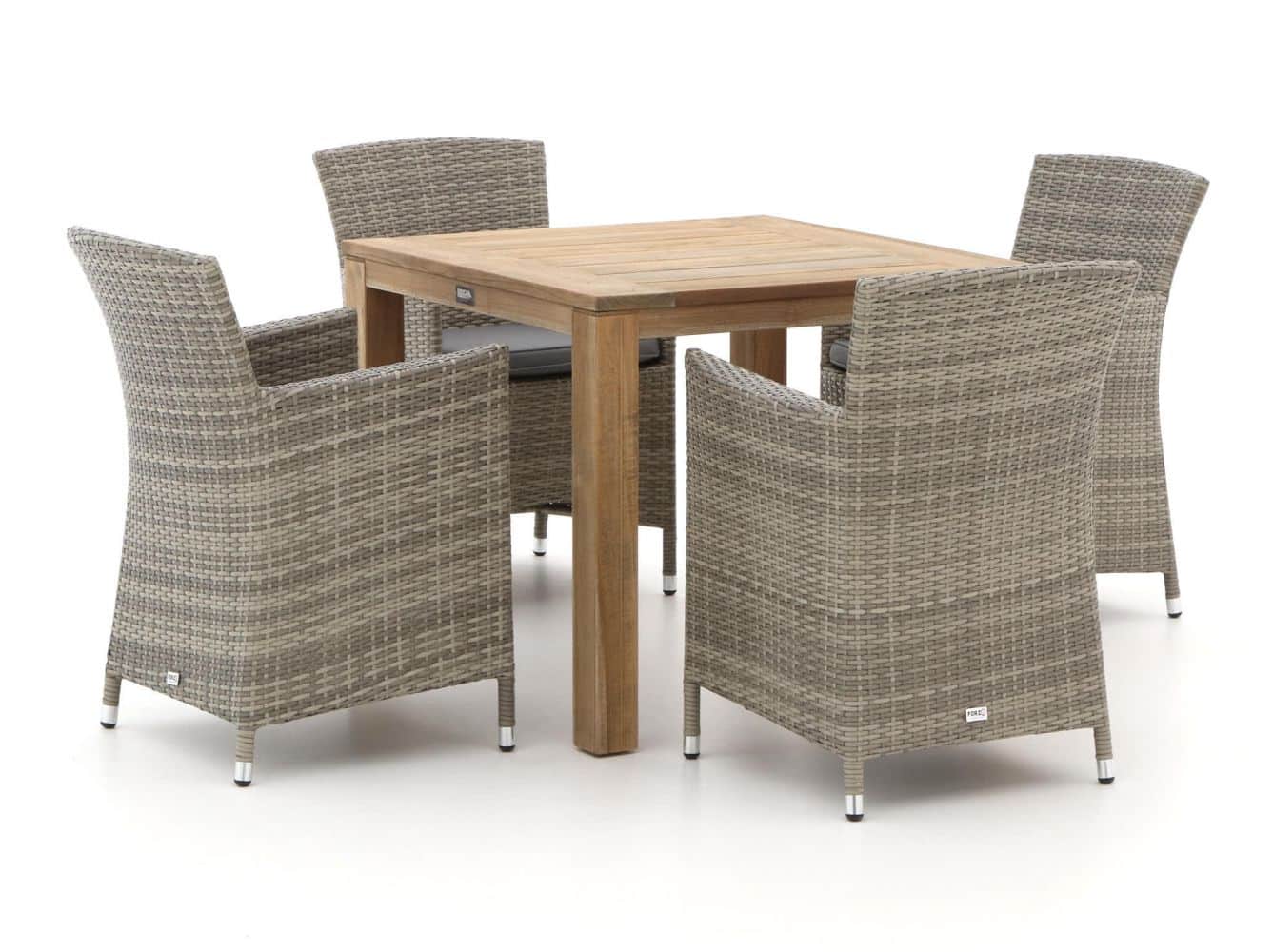 Forza Barga/ROUGH-S 90cm dining tuinset 5-delig - Laagste prijsgarantie!
