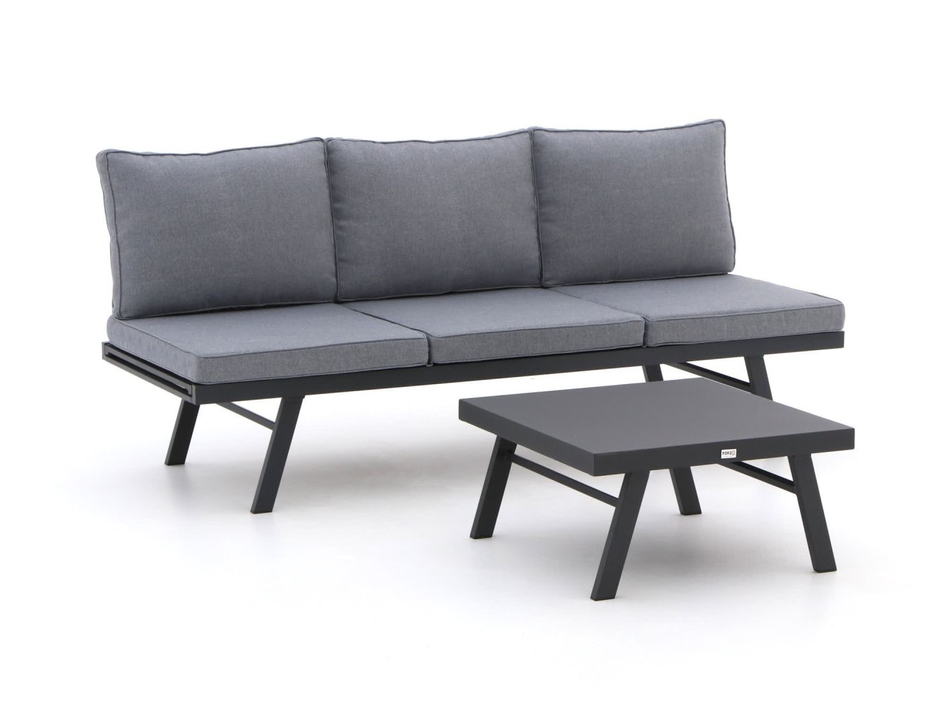 Forza Vadena lounge tuinset 2-delig verstelbaar - Laagste prijsgarantie!