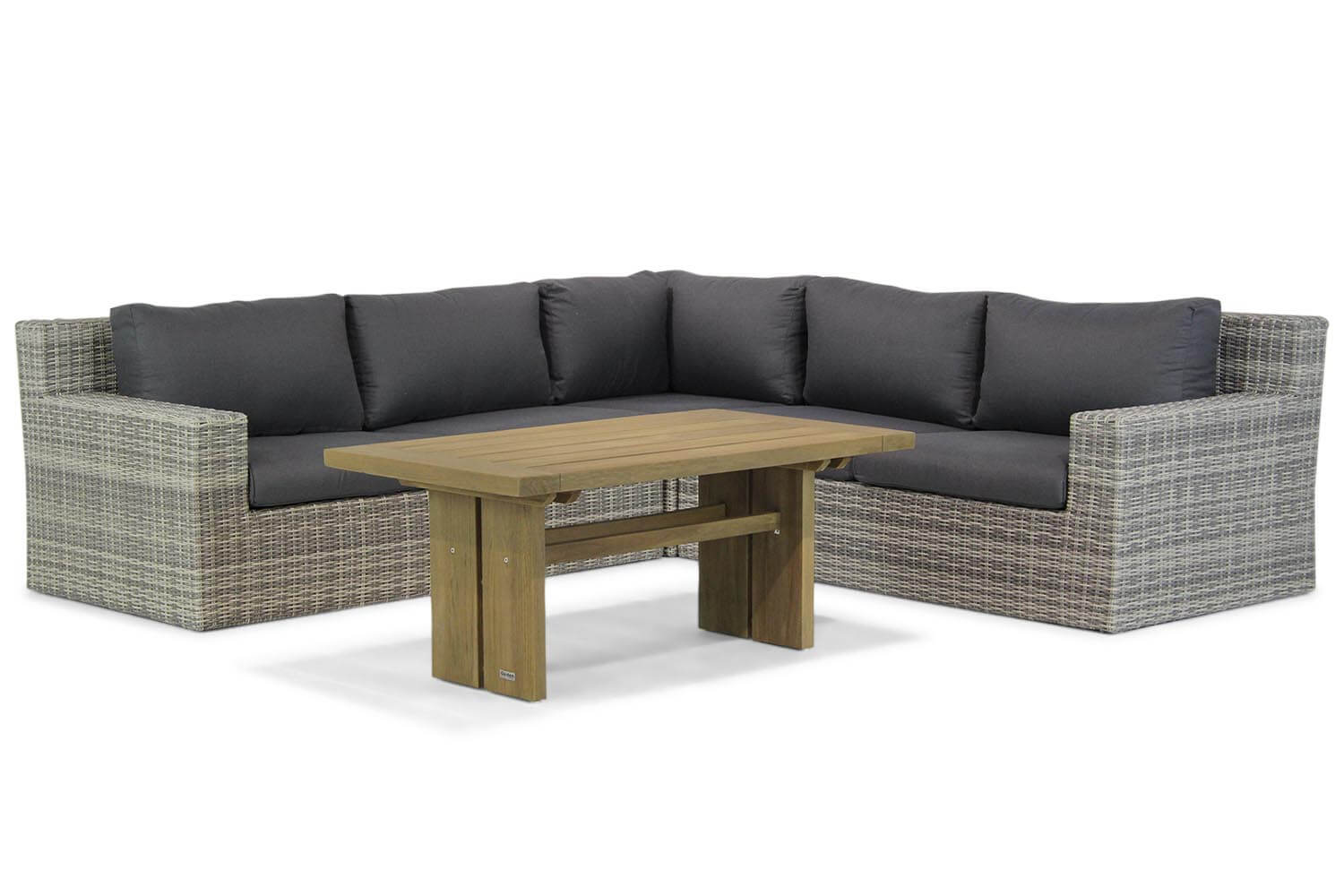 Garden Collections Amico/Brighton 140 cm dining loungeset 4-delig