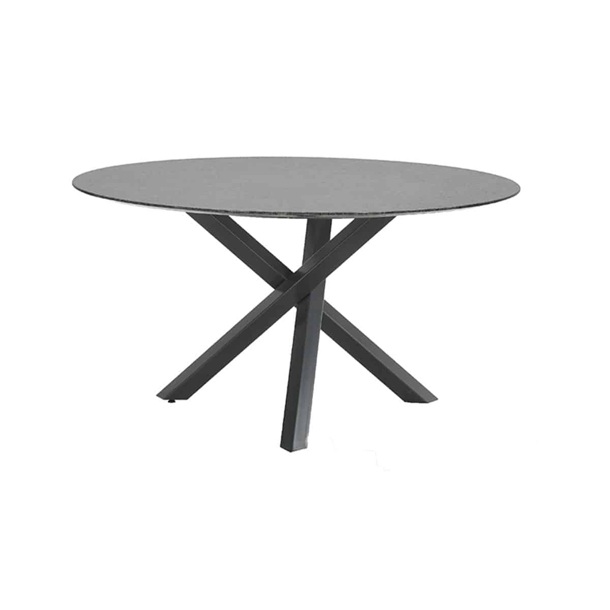 Gigi tafel diameter120x2cm, facet diamond black satinado - Studio 20