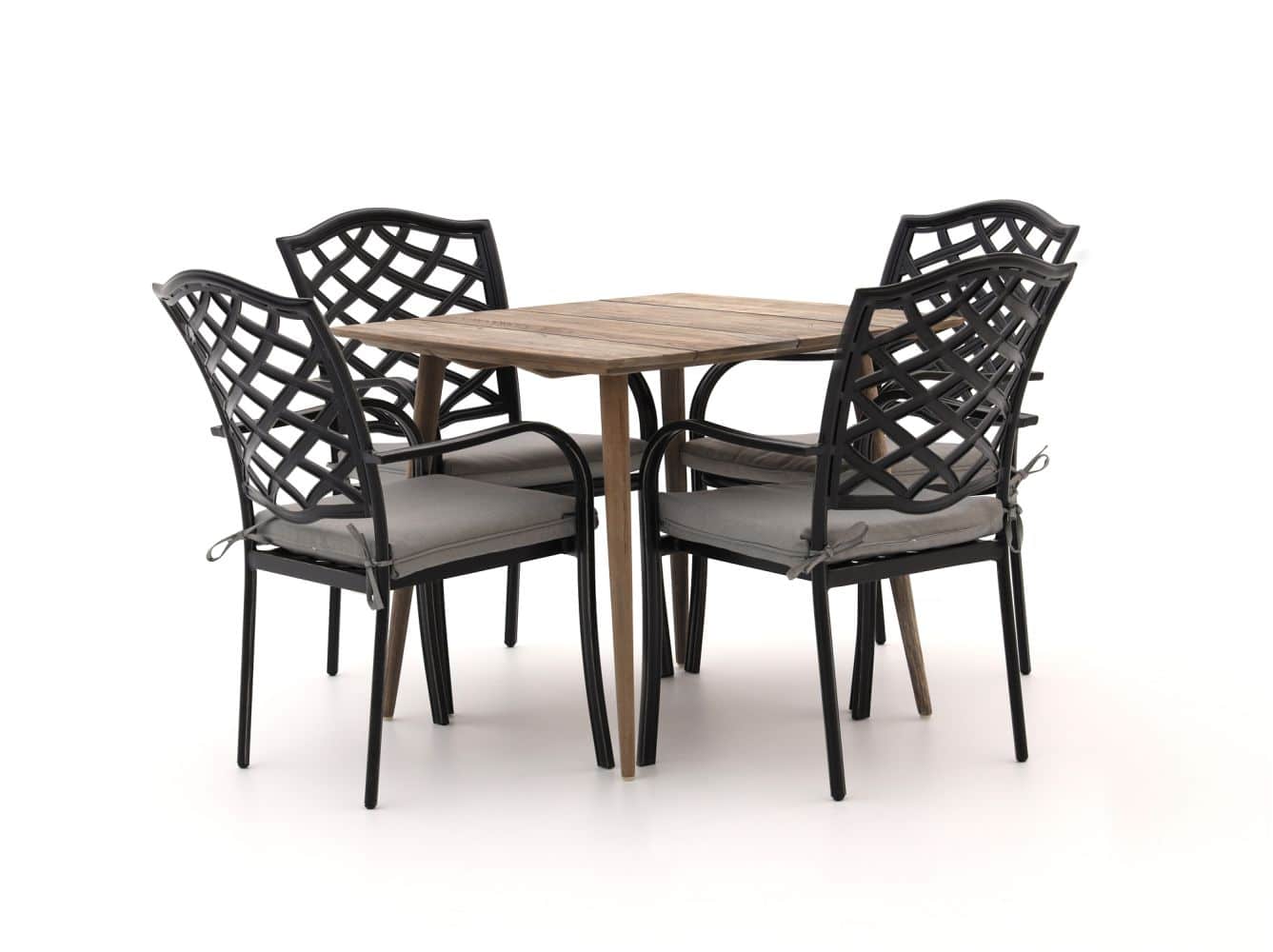 Hartman Berkeley/ROUGH-K 90cm dining tuinset 5-delig - Laagste prijsgarantie!