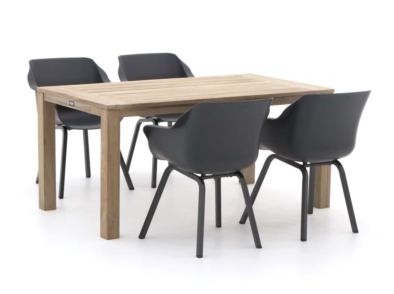 Hartman Sophie Element/ROUGH-S 160cm dining tuinset 5-delig - Laagste prijsgarantie!