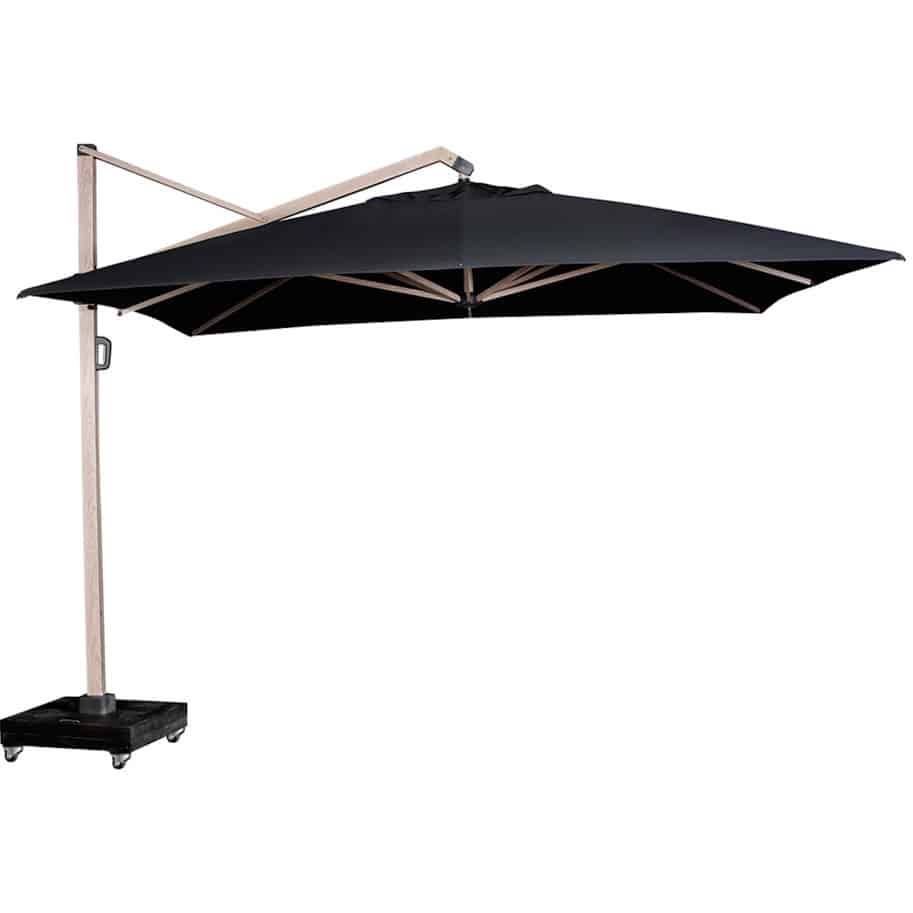 Icon zweefparasol 400x300 cm oak mast faded black