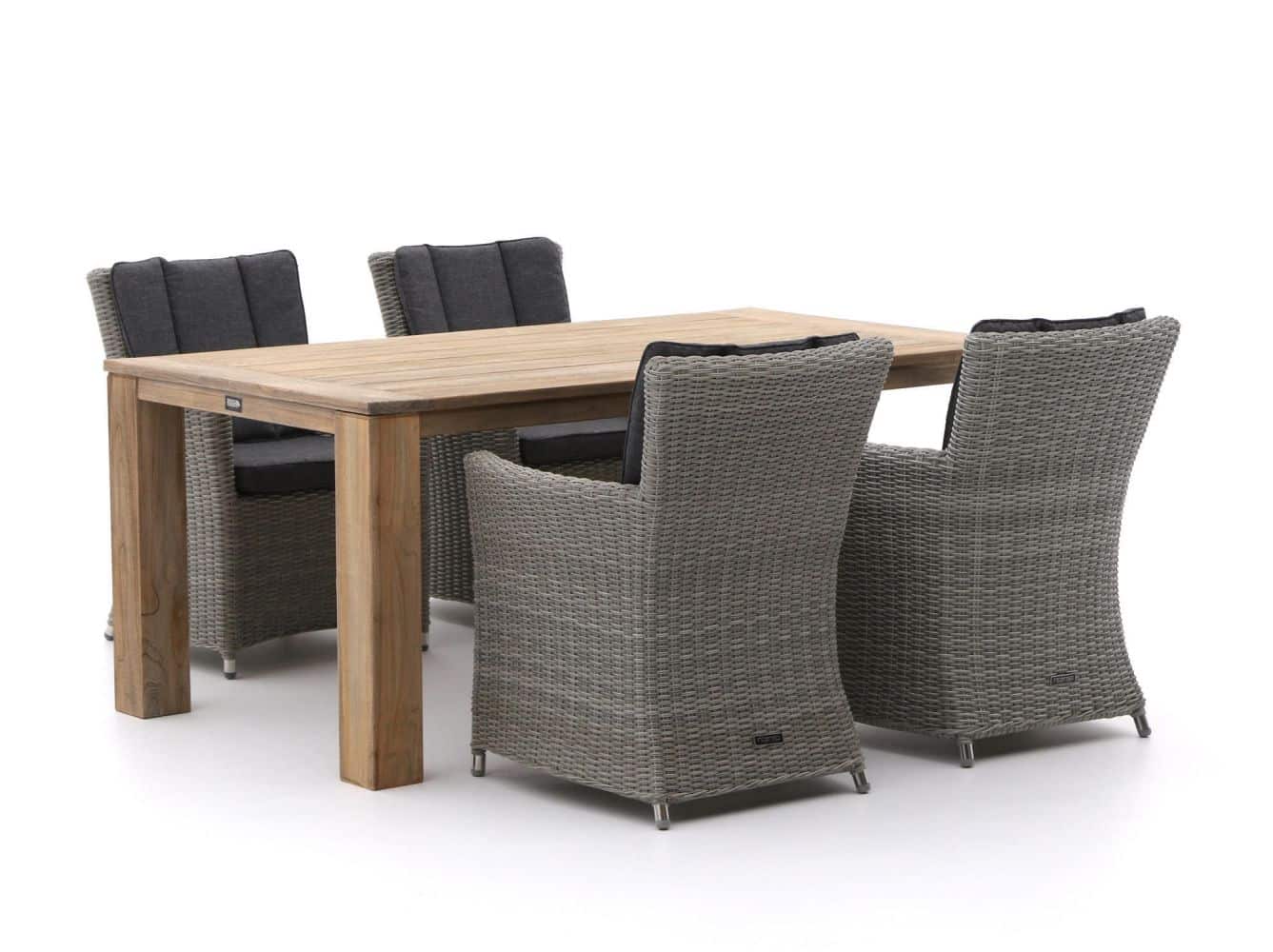Intenso Adriano/ROUGH-X 180cm dining tuinset 5-delig - Laagste prijsgarantie!