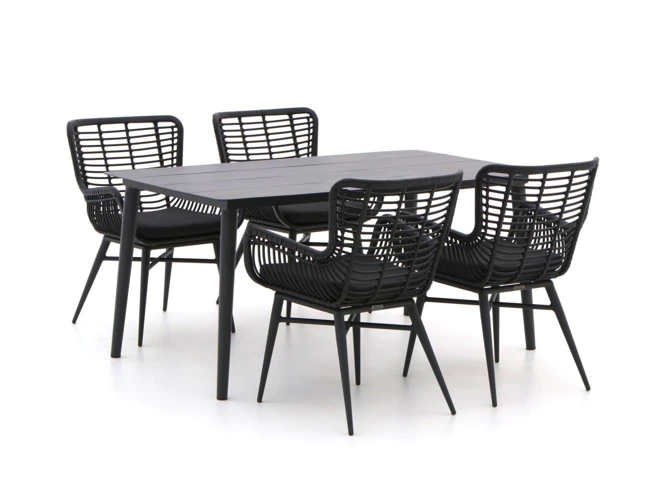 Intenso Asti/Sora 160cm dining tuinset 5-delig - Laagste prijsgarantie!