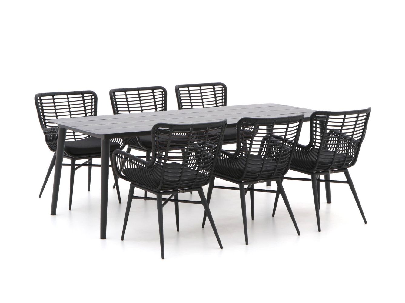 Intenso Asti/Sora 220cm dining tuinset 7-delig - Laagste prijsgarantie!