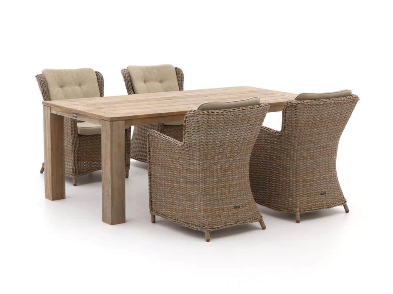 Intenso Milano/ROUGH-X 200cm dining tuinset 5-delig - Laagste prijsgarantie!