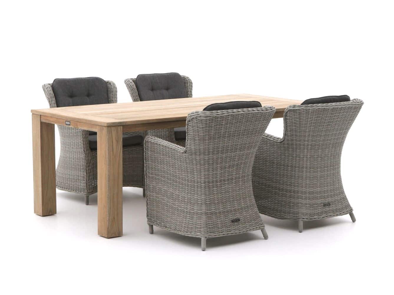Intenso Milano/ROUGH-X 200cm dining tuinset 5-delig - Laagste prijsgarantie!